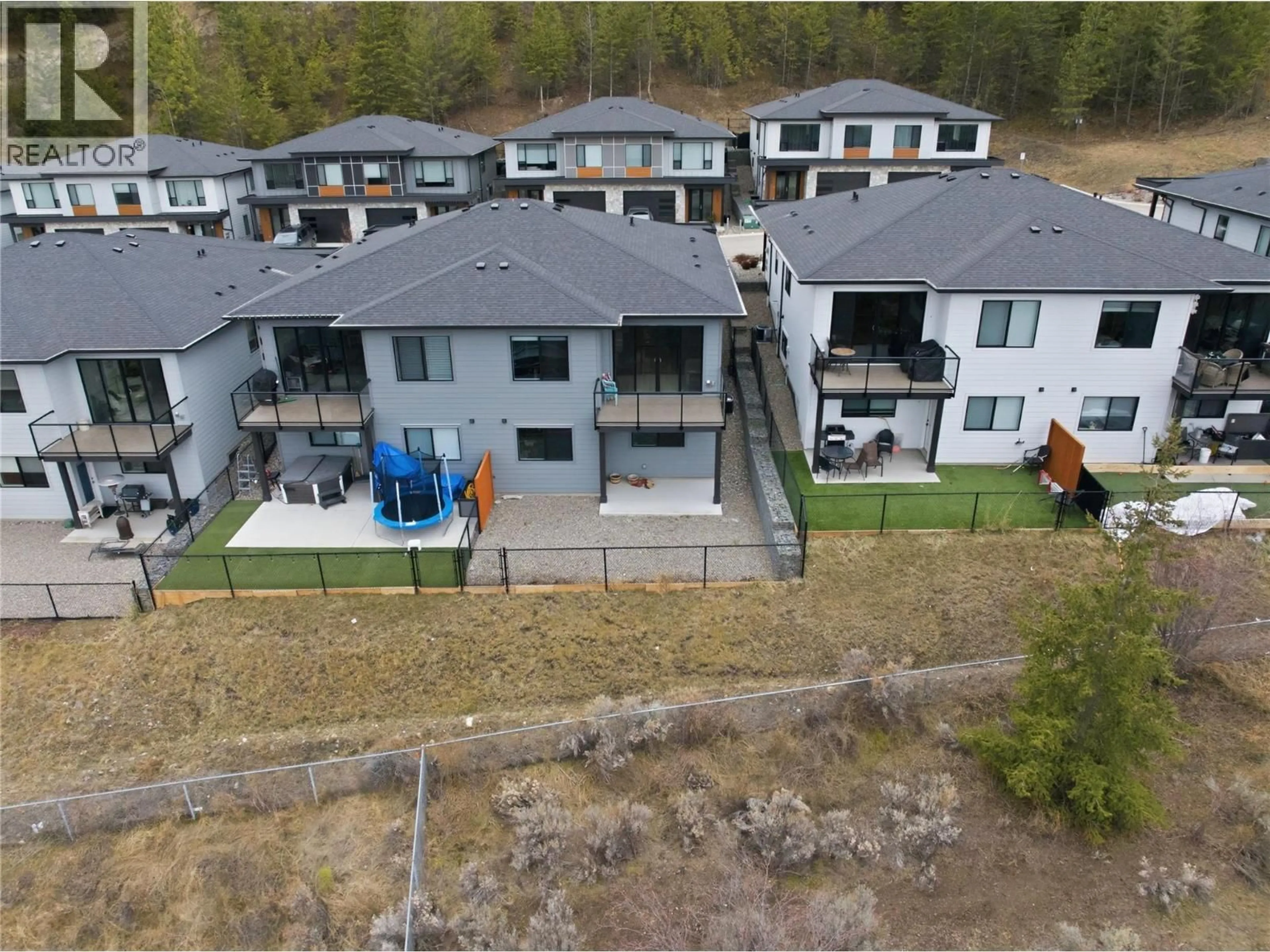 A pic from outside/outdoor area/front of a property/back of a property/a pic from drone, mountain view for 114 - 1799 BABINE AVENUE, Kamloops British Columbia V2E0E3