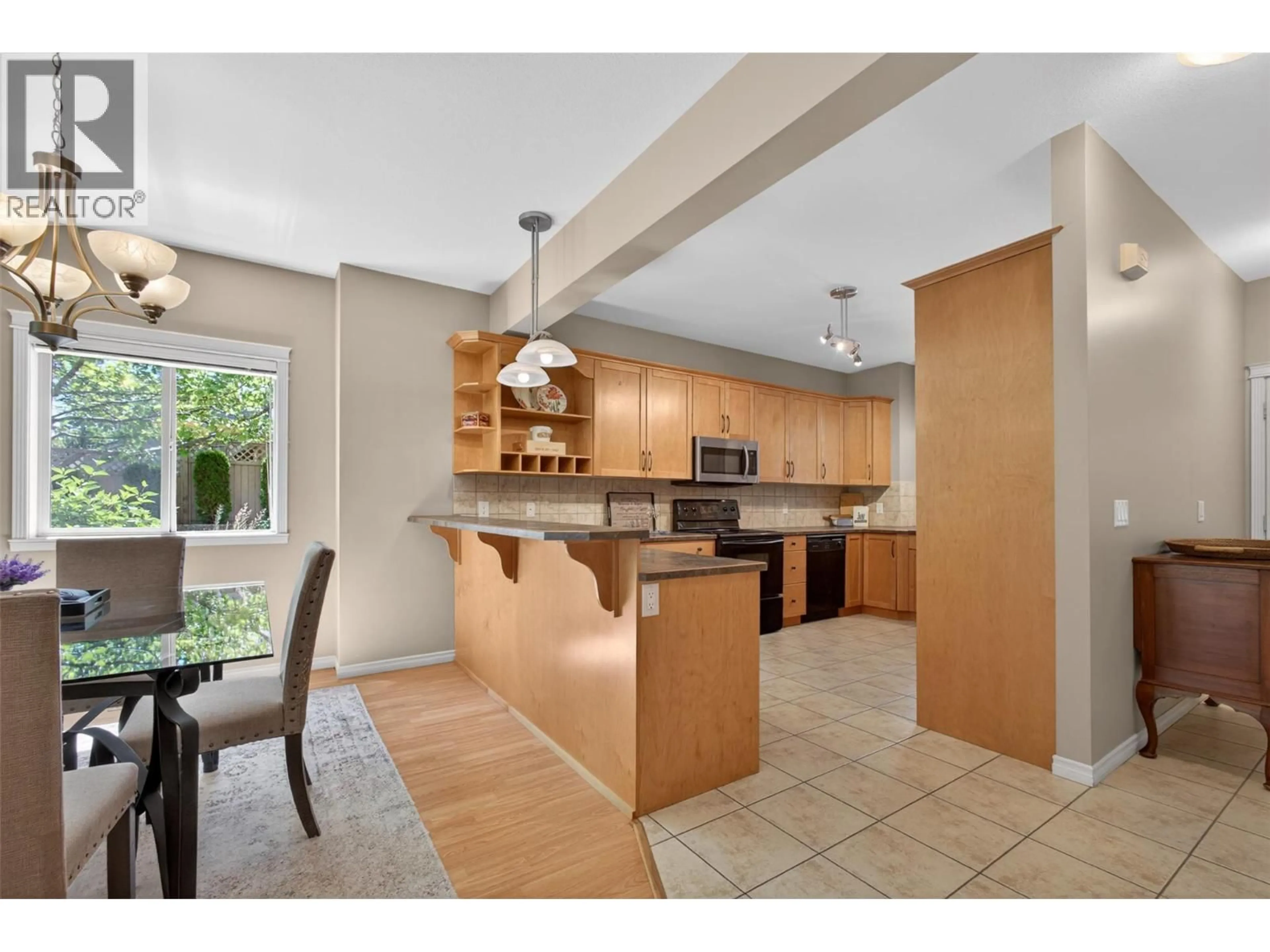 Open concept kitchen, ceramic/tile floor for 5 - 1798 OLYMPUS WAY, West Kelowna British Columbia V1Z3H9