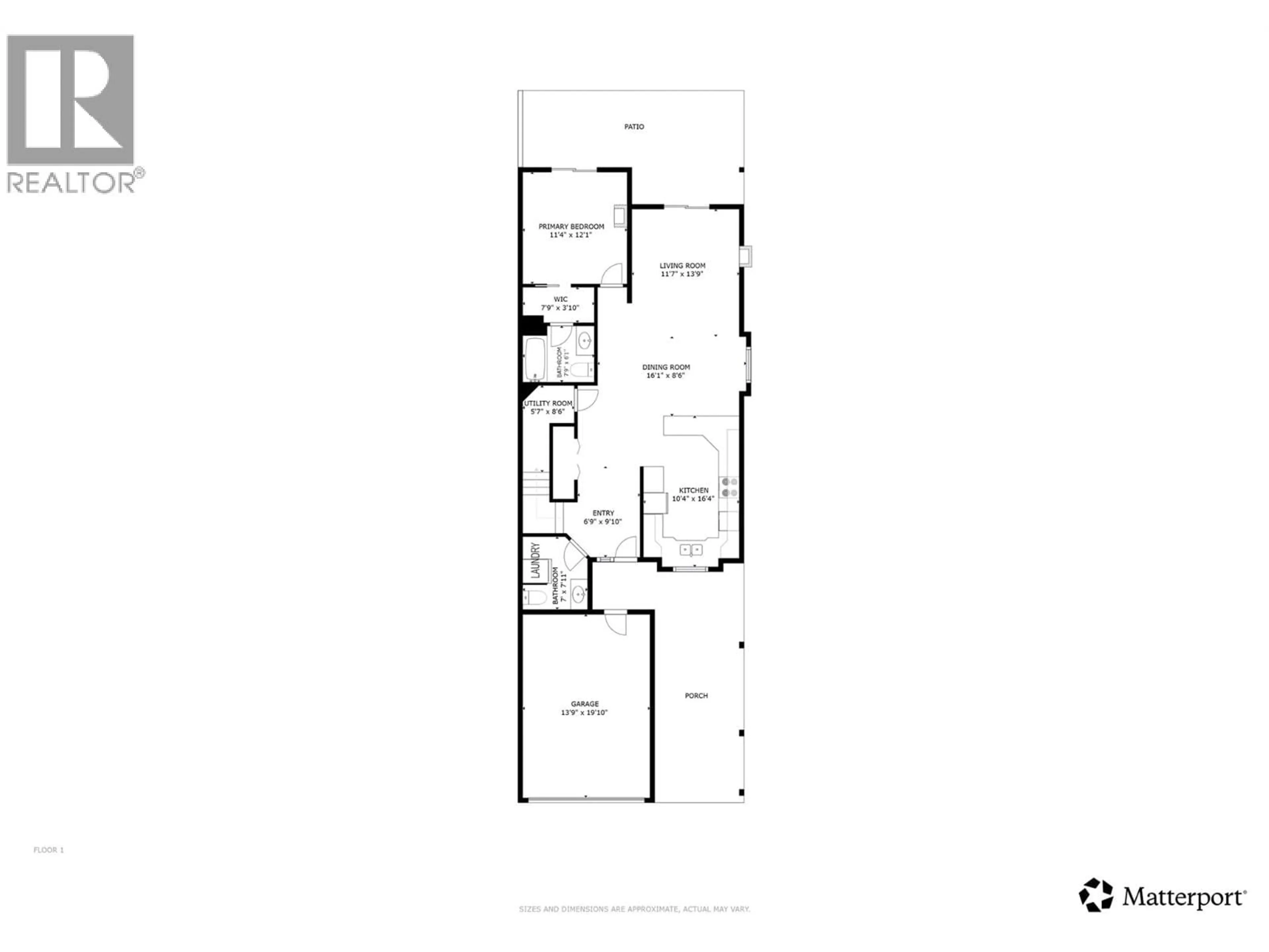 Floor plan for 5 - 1798 OLYMPUS WAY, West Kelowna British Columbia V1Z3H9