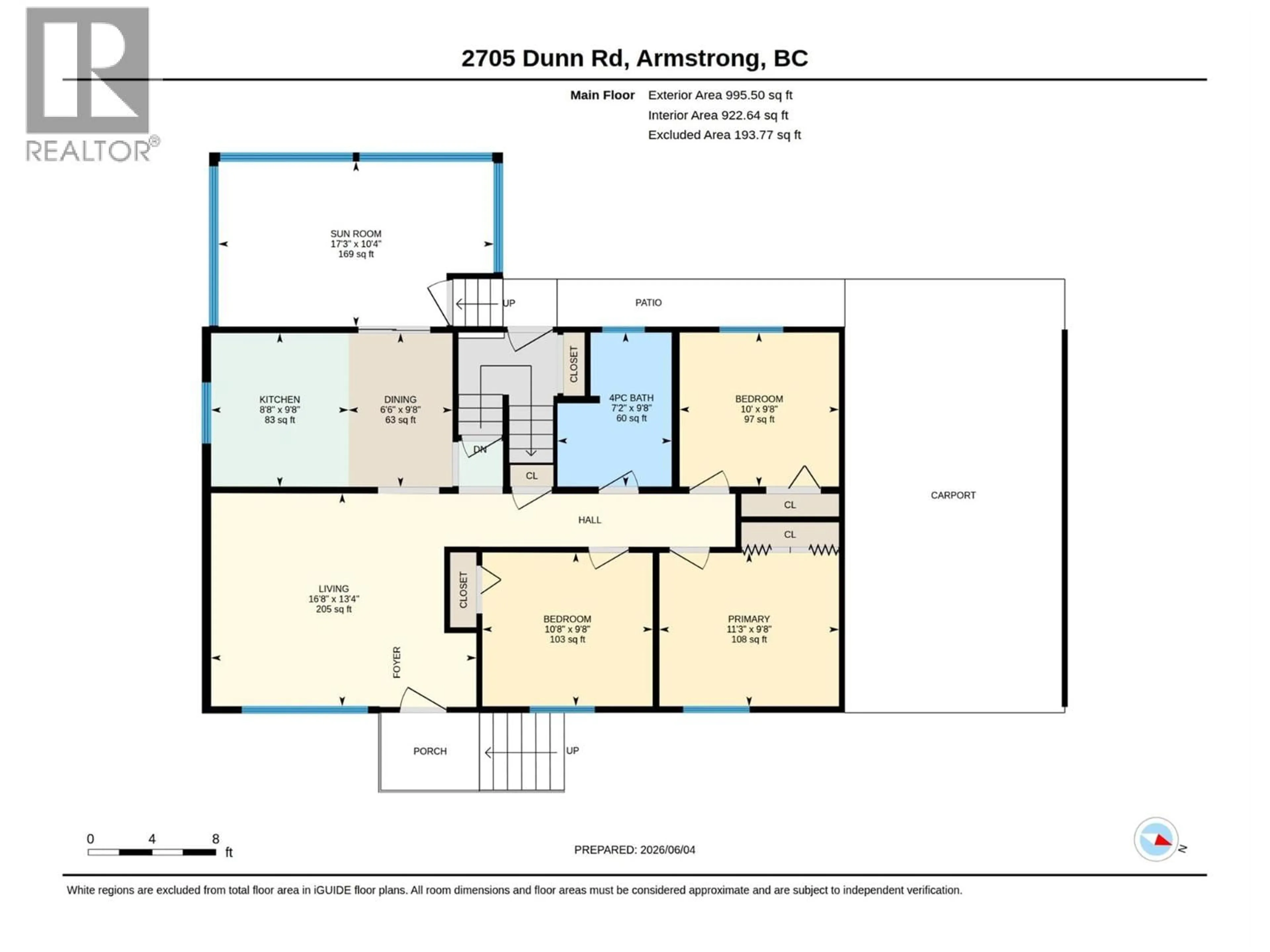 Floor plan for 2705 DUNN ROAD, Armstrong British Columbia V4Y0C8