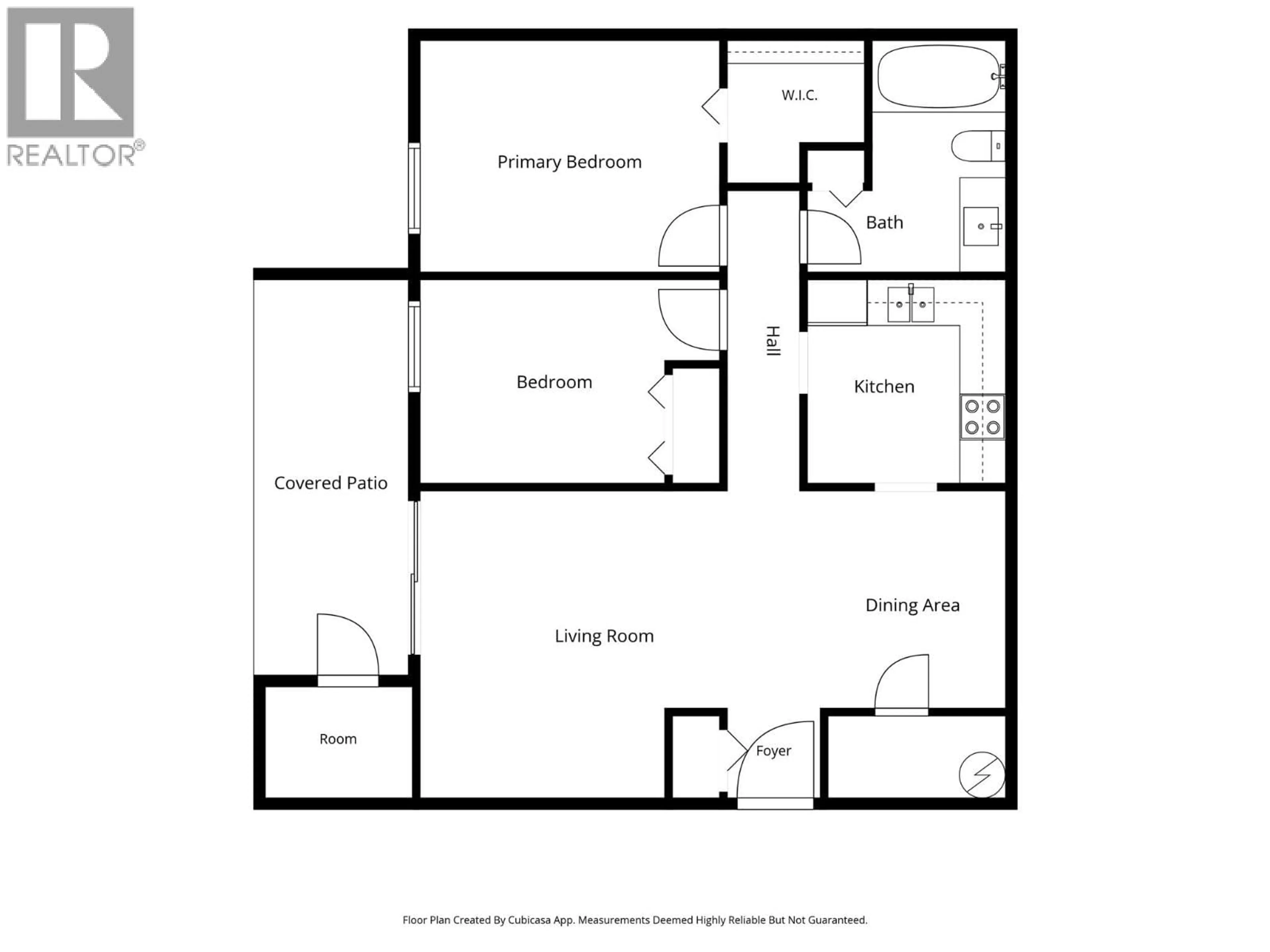 Floor plan for 102 - 44 WHITESHIELD CRESCENT SOUTH, Kamloops British Columbia V2E2J1