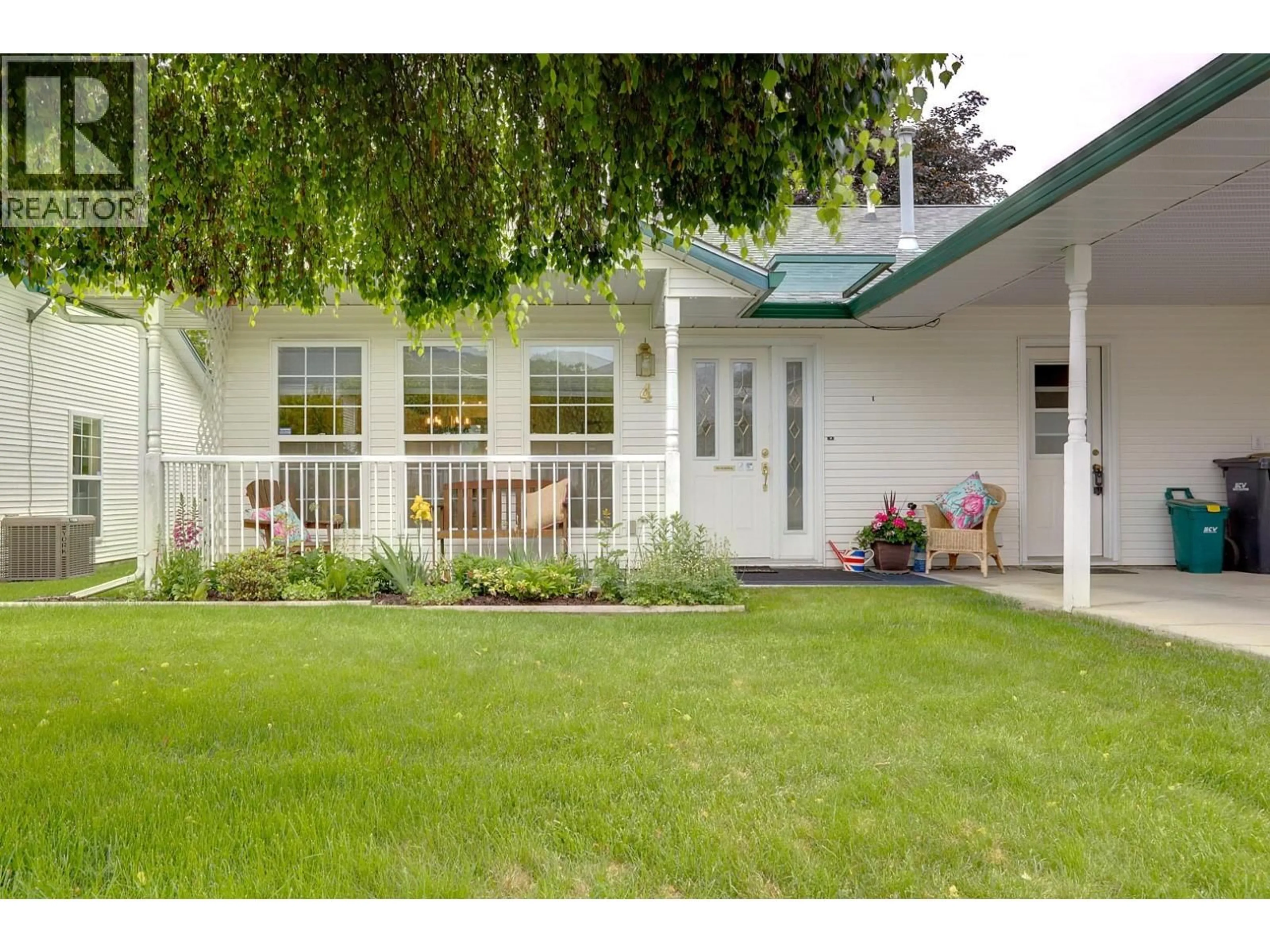 Home with vinyl exterior material, street for 4 - 3620 PATTEN DRIVE, Armstrong British Columbia V4Y2B4