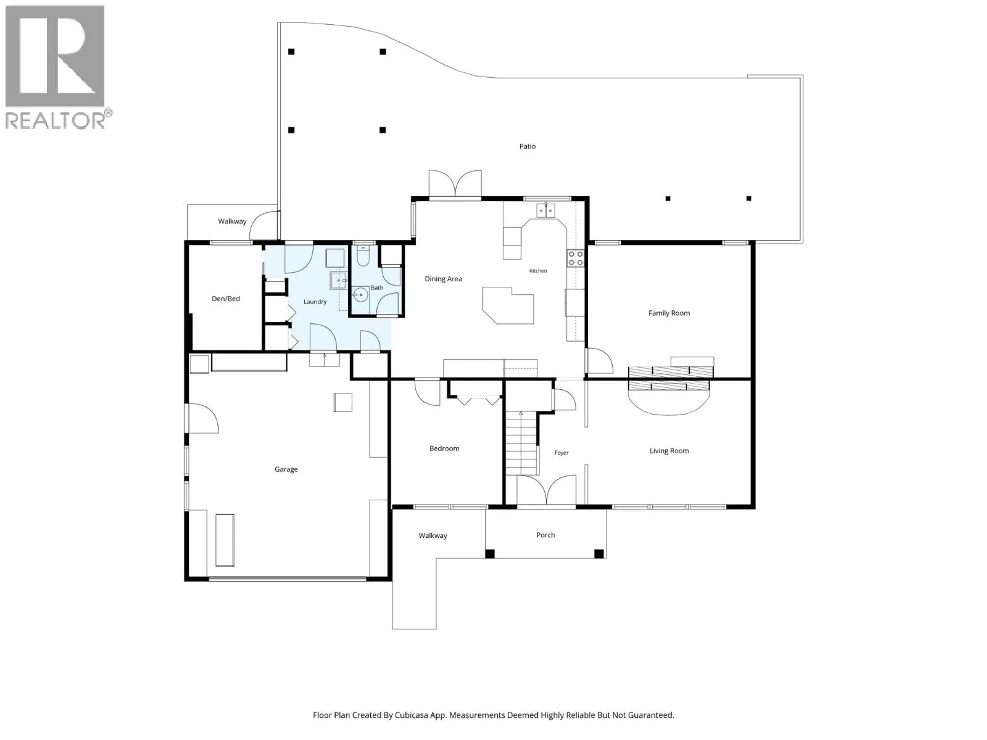 Floor plan for 6451 BEAVER CRESCENT, Kamloops British Columbia V2C4V2