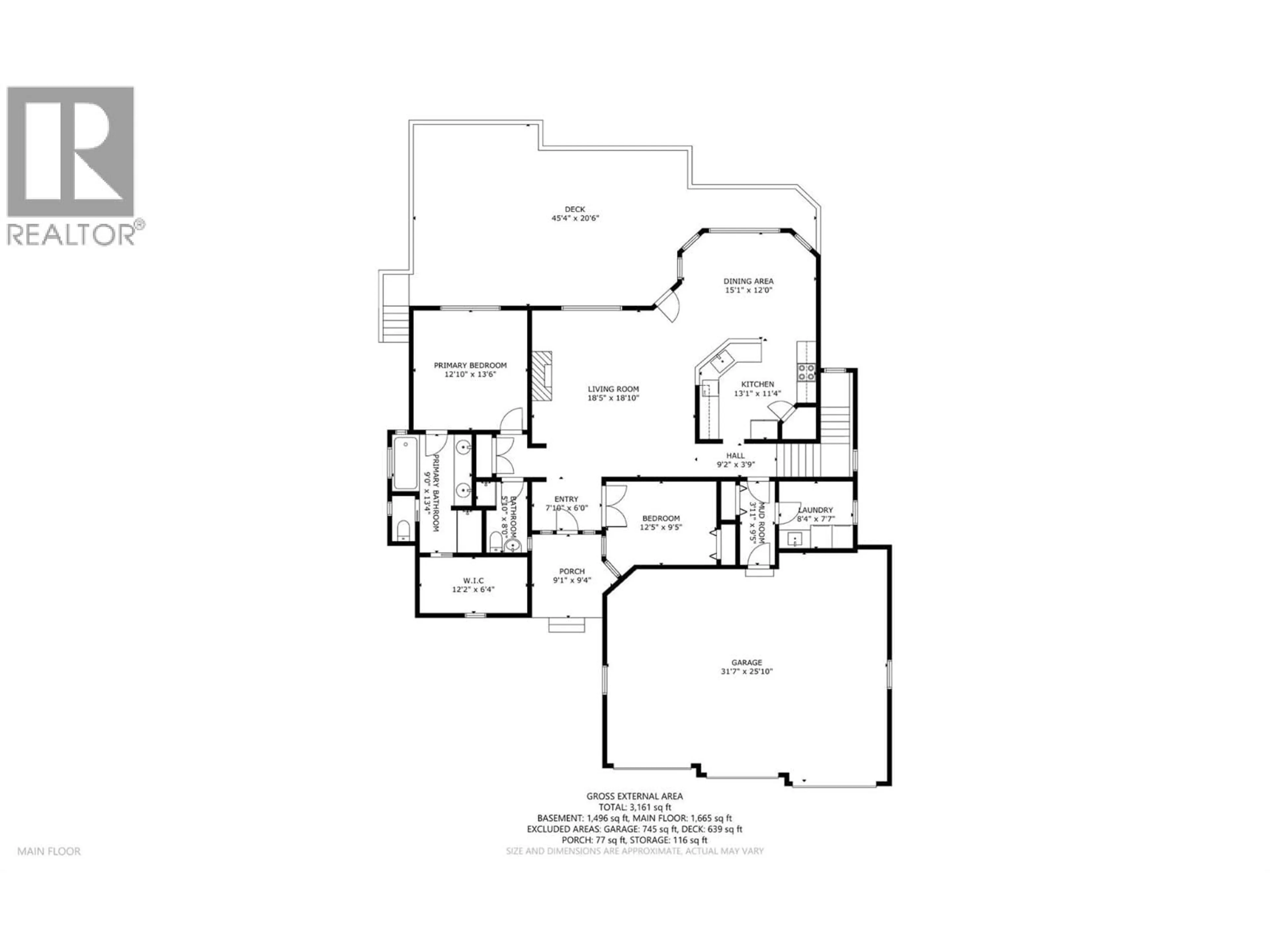 Floor plan for #8 BAYVIEW HEIGHTS, Coldstream British Columbia V1B2B9