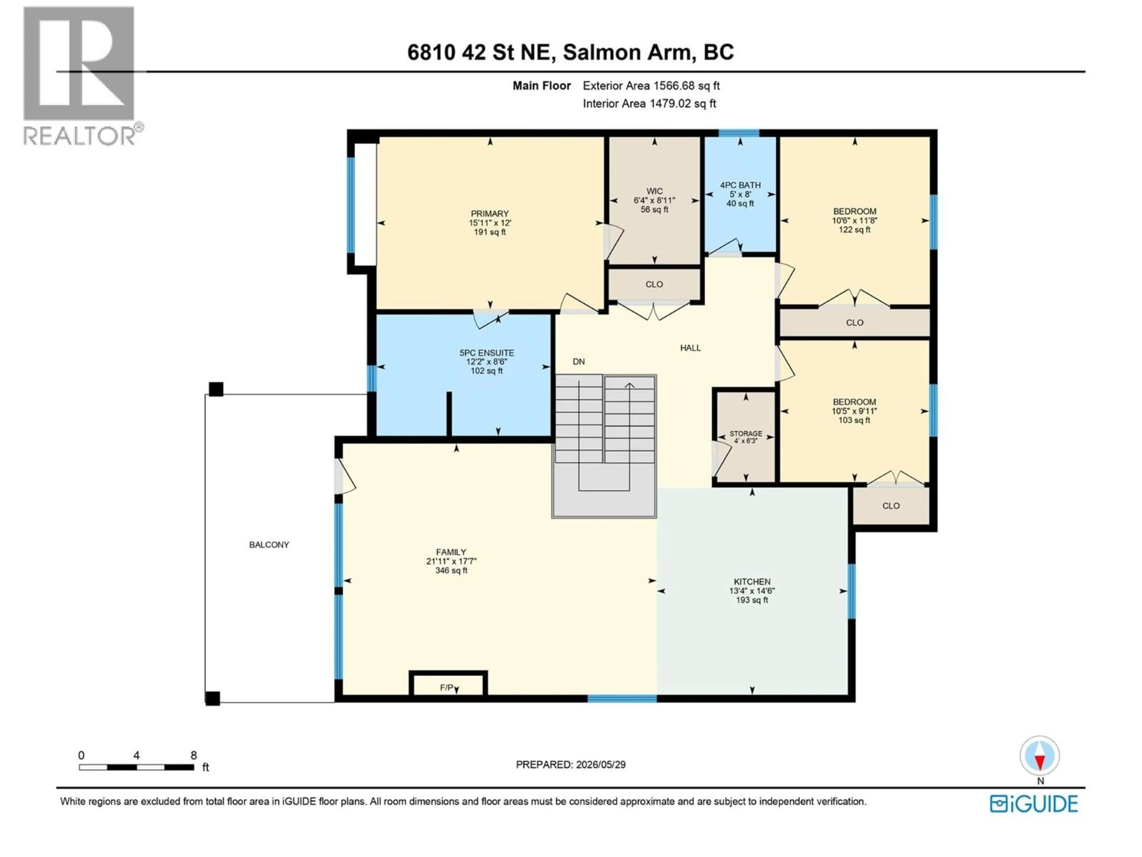 Floor plan for 6821 42 STREET NORTHEAST, Salmon Arm British Columbia V0E1K0