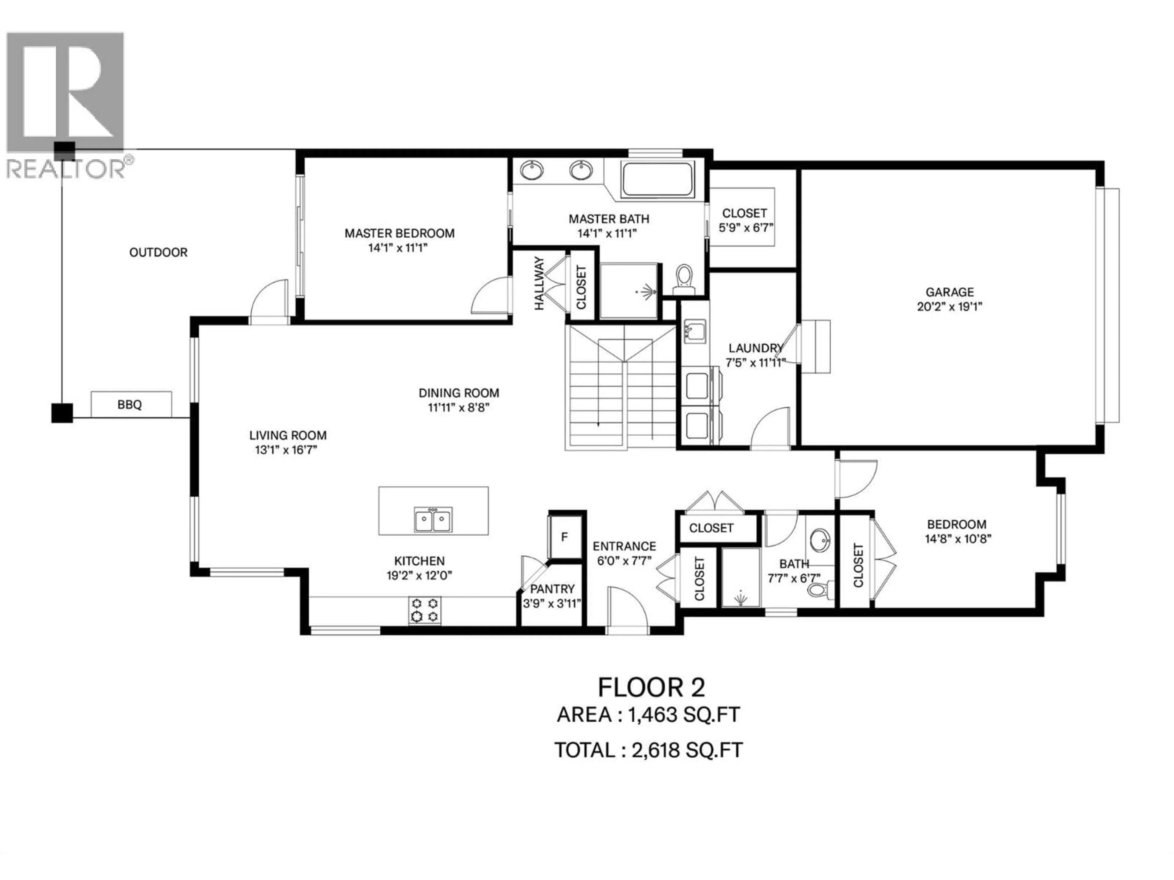 Floor plan for 1622 BEACH VIEW LANE, West Kelowna British Columbia V1Z4E1