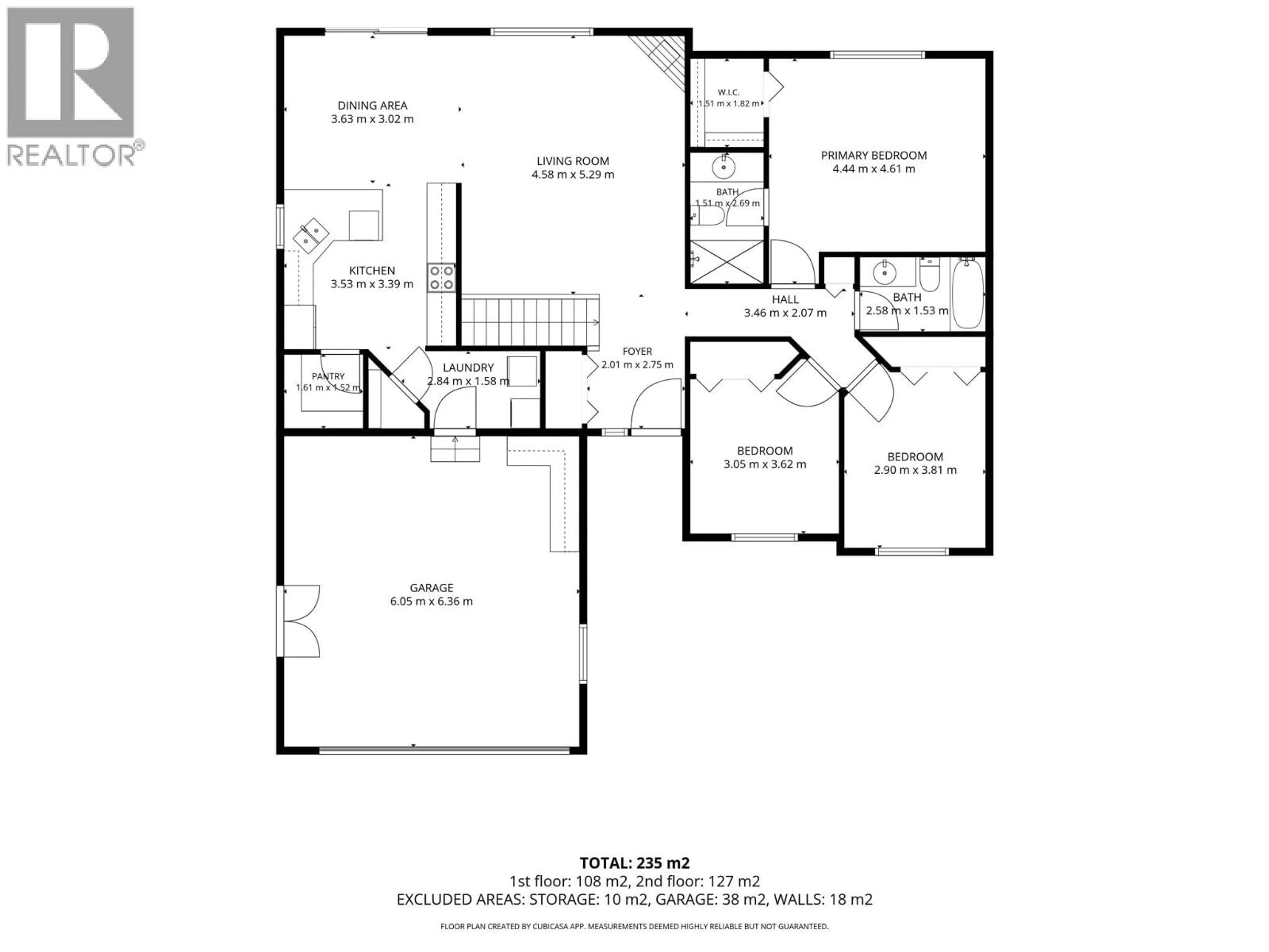 Floor plan for 2135 BRYCEN PLACE, Grand Forks British Columbia V0H1H0