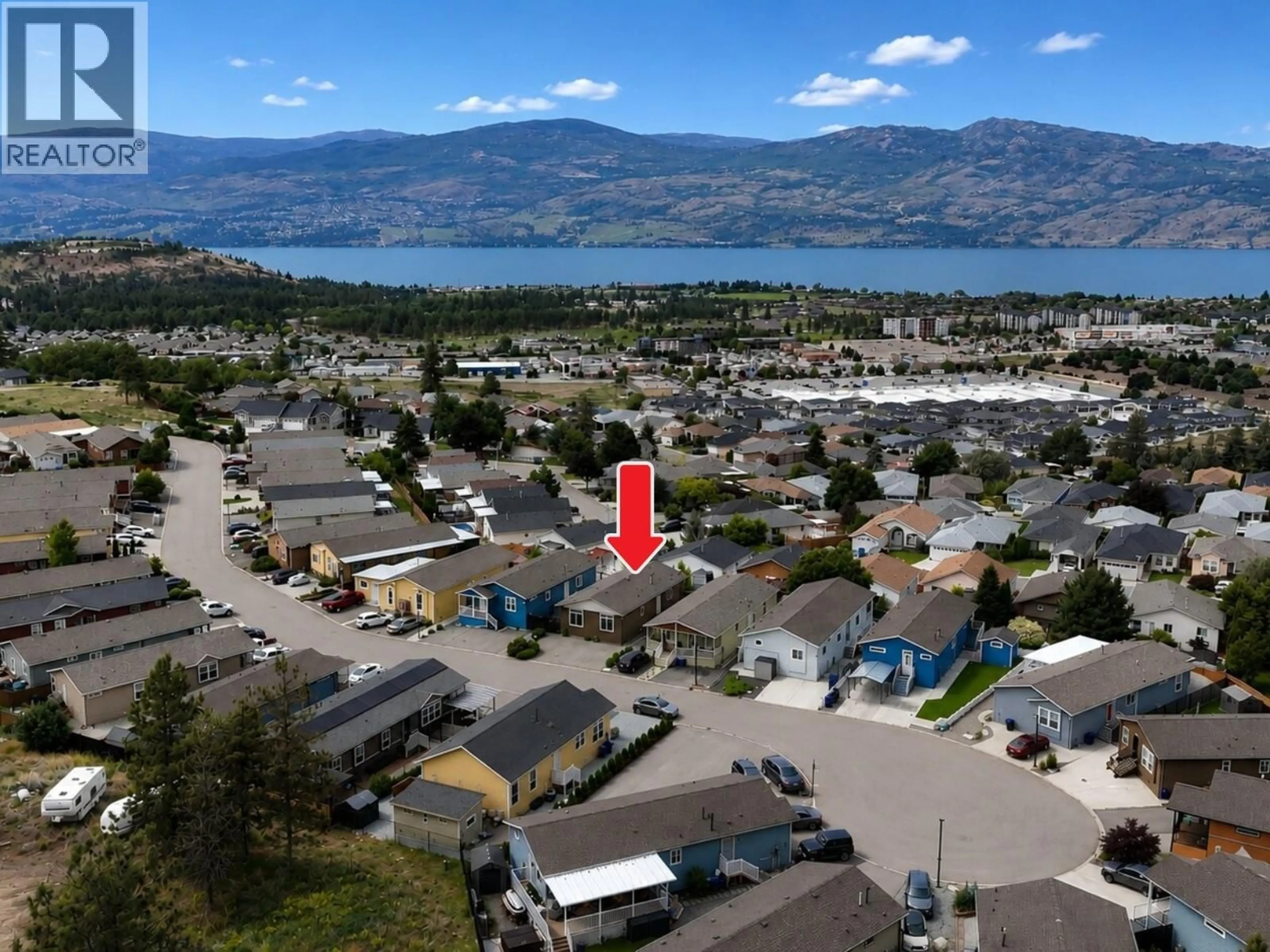 A pic from outside/outdoor area/front of a property/back of a property/a pic from drone, mountain view for 523 - 2440 OLD OKANAGAN HIGHWAY, West Kelowna British Columbia V4T1X4