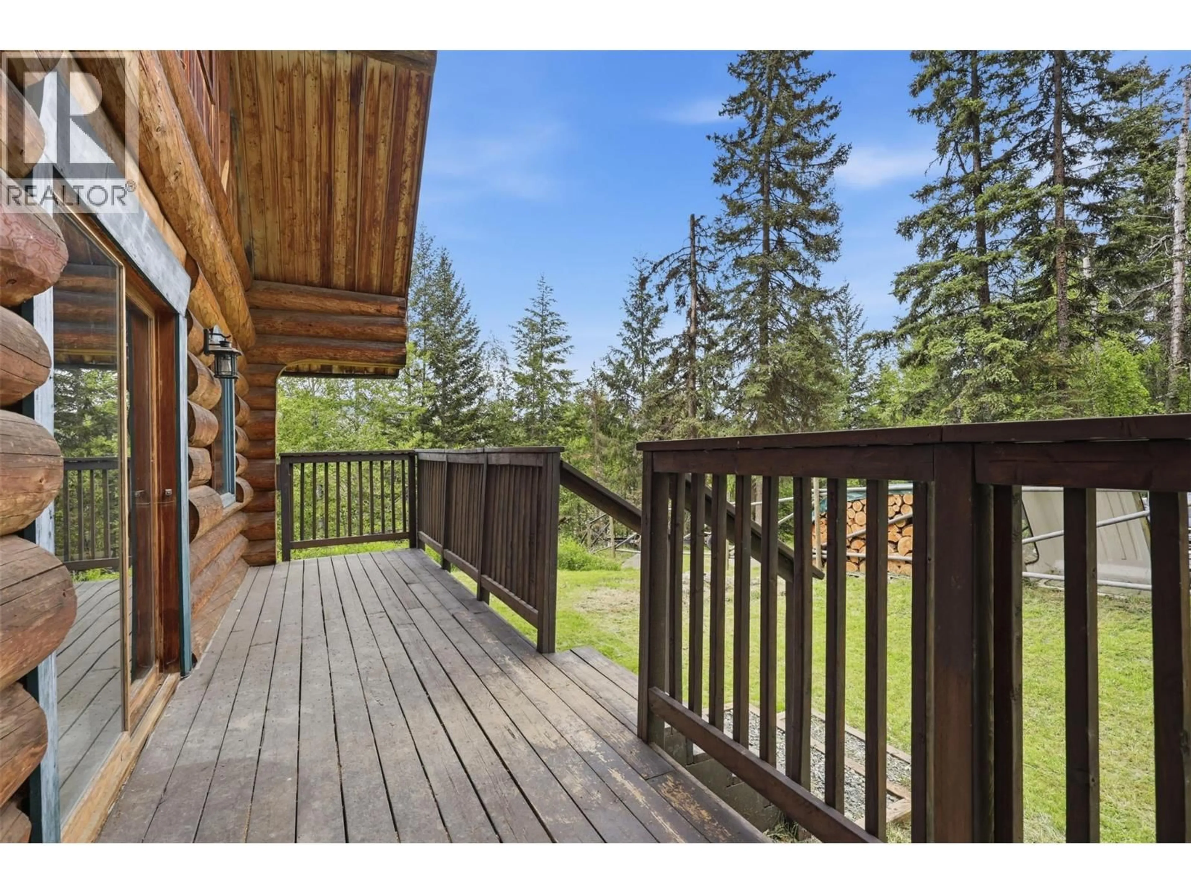 Patio, forest/trees view for 3272 POWELL ROAD, Kamloops British Columbia V0E3E1