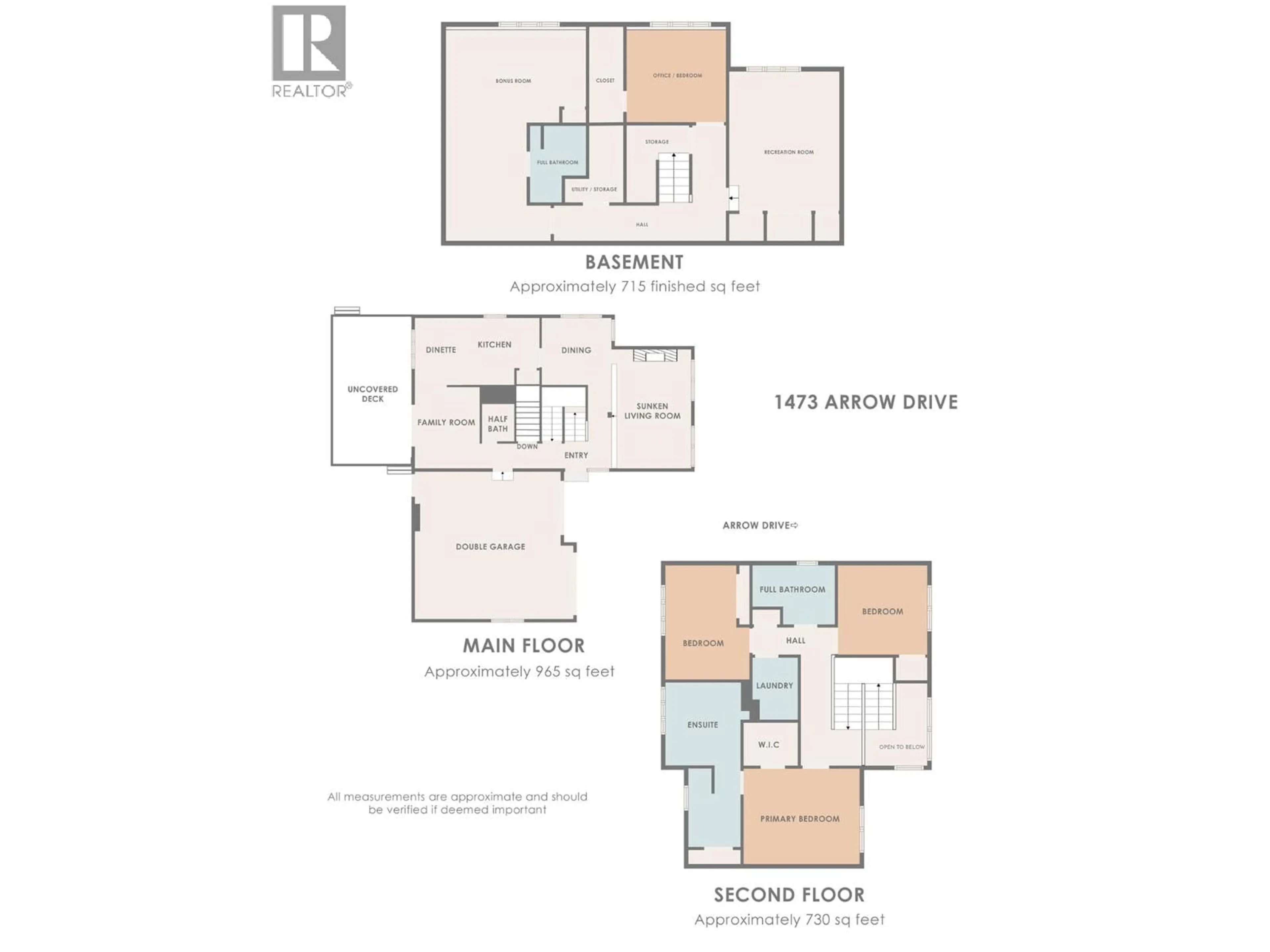 Floor plan for 1473 ARROW DRIVE, Revelstoke British Columbia V0E2S1
