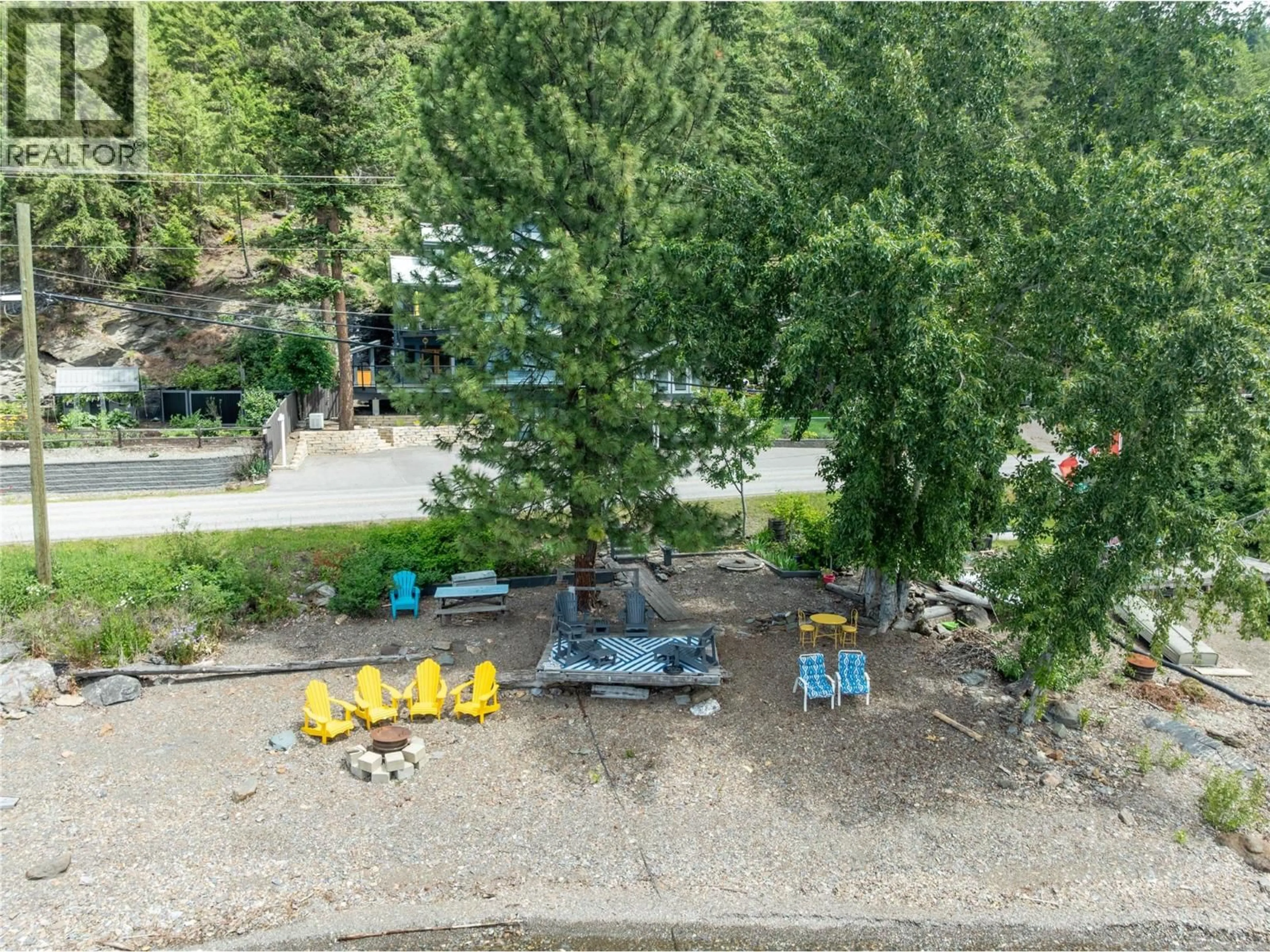 A pic from outside/outdoor area/front of a property/back of a property/a pic from drone, forest/trees view for 2306 EAGLE BAY ROAD, Blind Bay British Columbia V0E1H1