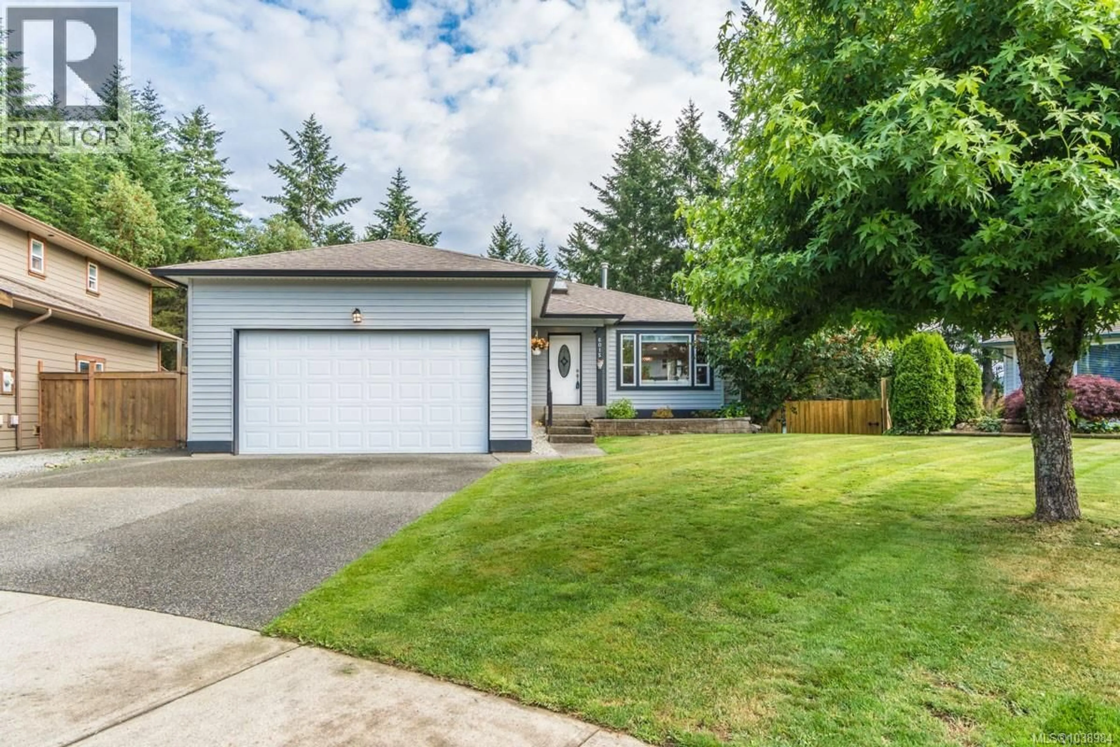 Home with vinyl exterior material, street for 6015 JOSEPH PLACE, Nanaimo British Columbia V9T6H7