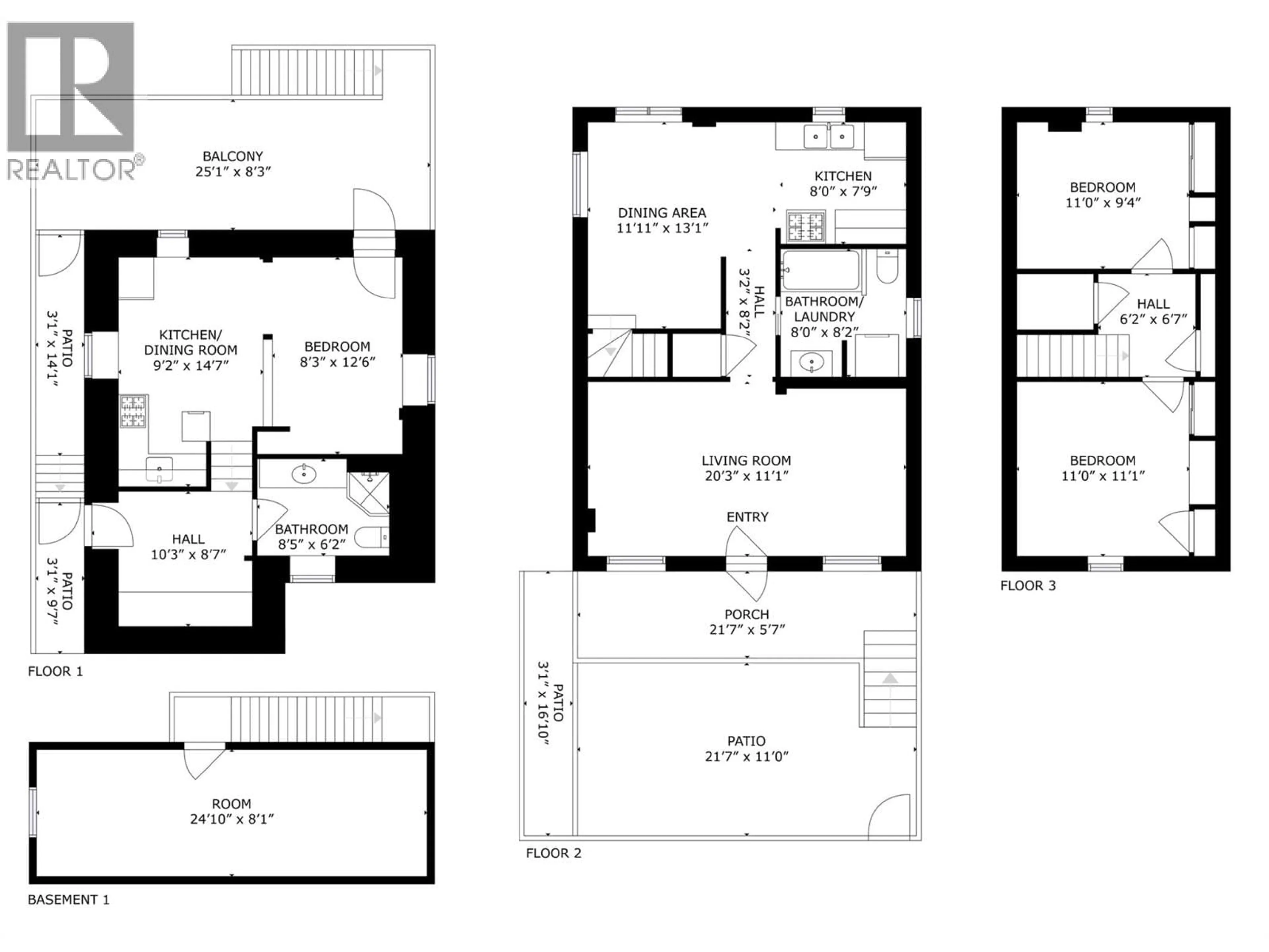 Floor plan for 615 VICTORIA STREET, Nelson British Columbia V1L4L1