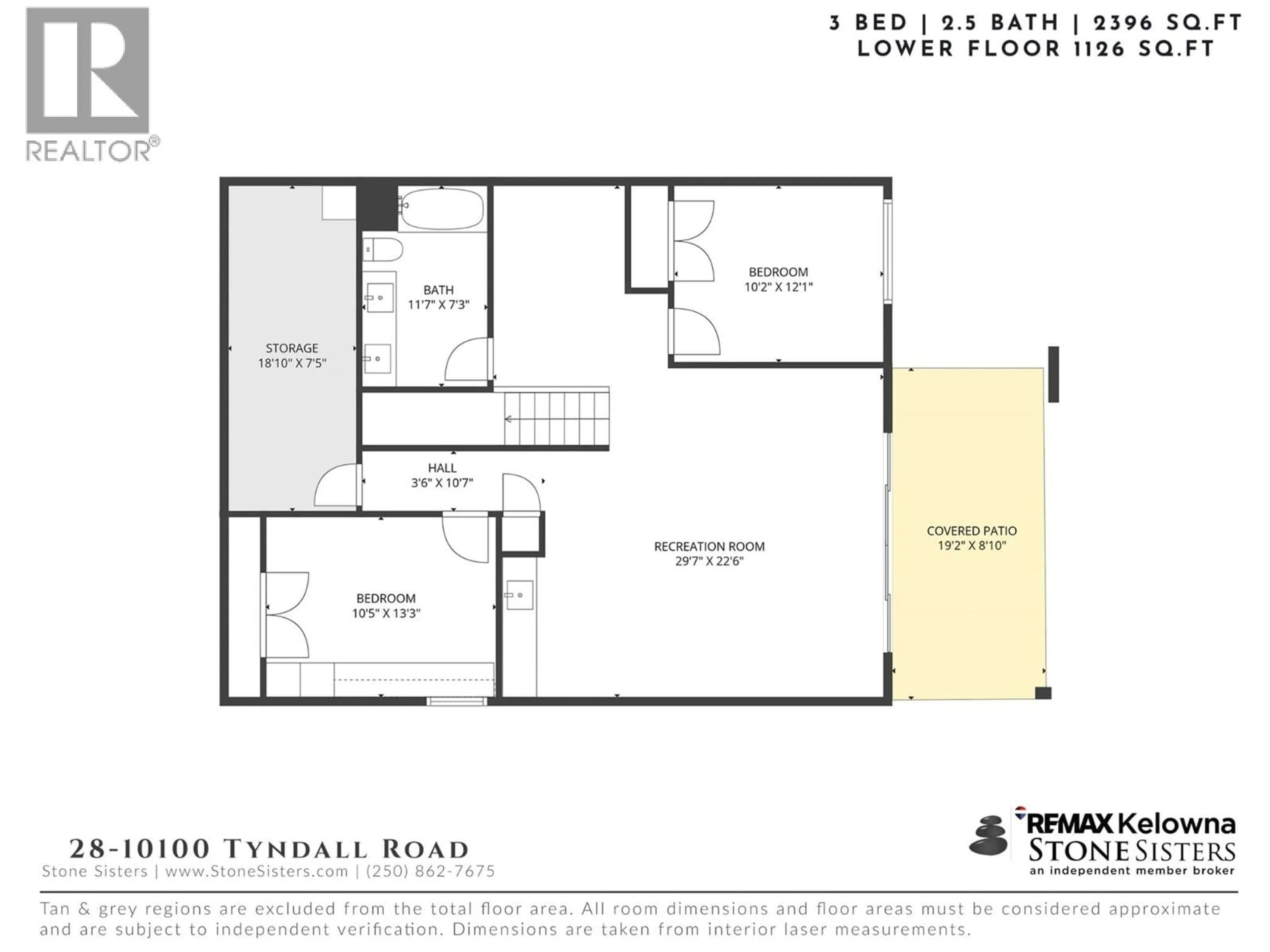 Floor plan for 28 - 10100 TYNDALL ROAD, Lake Country British Columbia V4V0A9