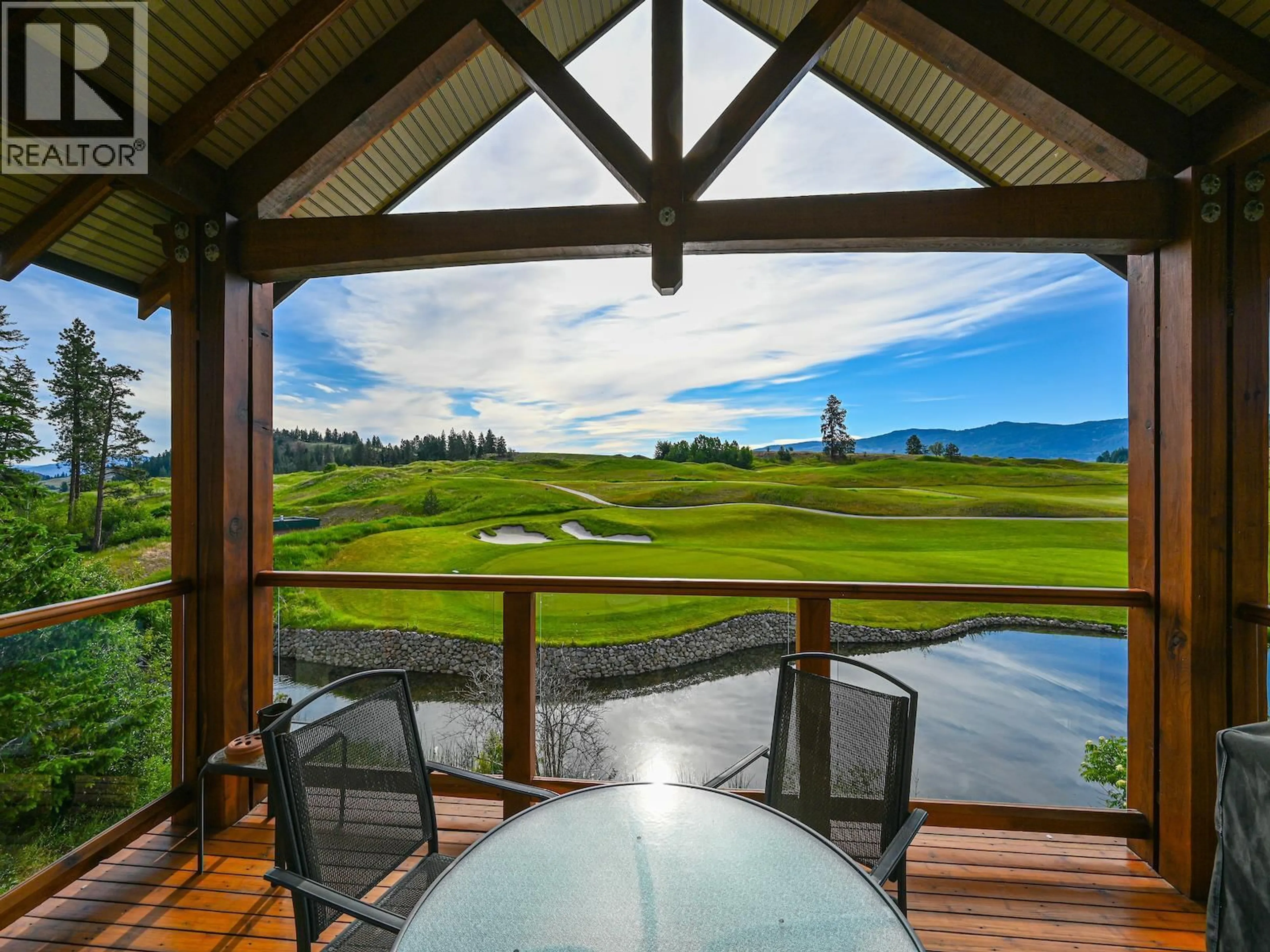Patio, water/lake/river/ocean view for 8E - 272 CHICOPEE ROAD, Vernon British Columbia V1H1V7