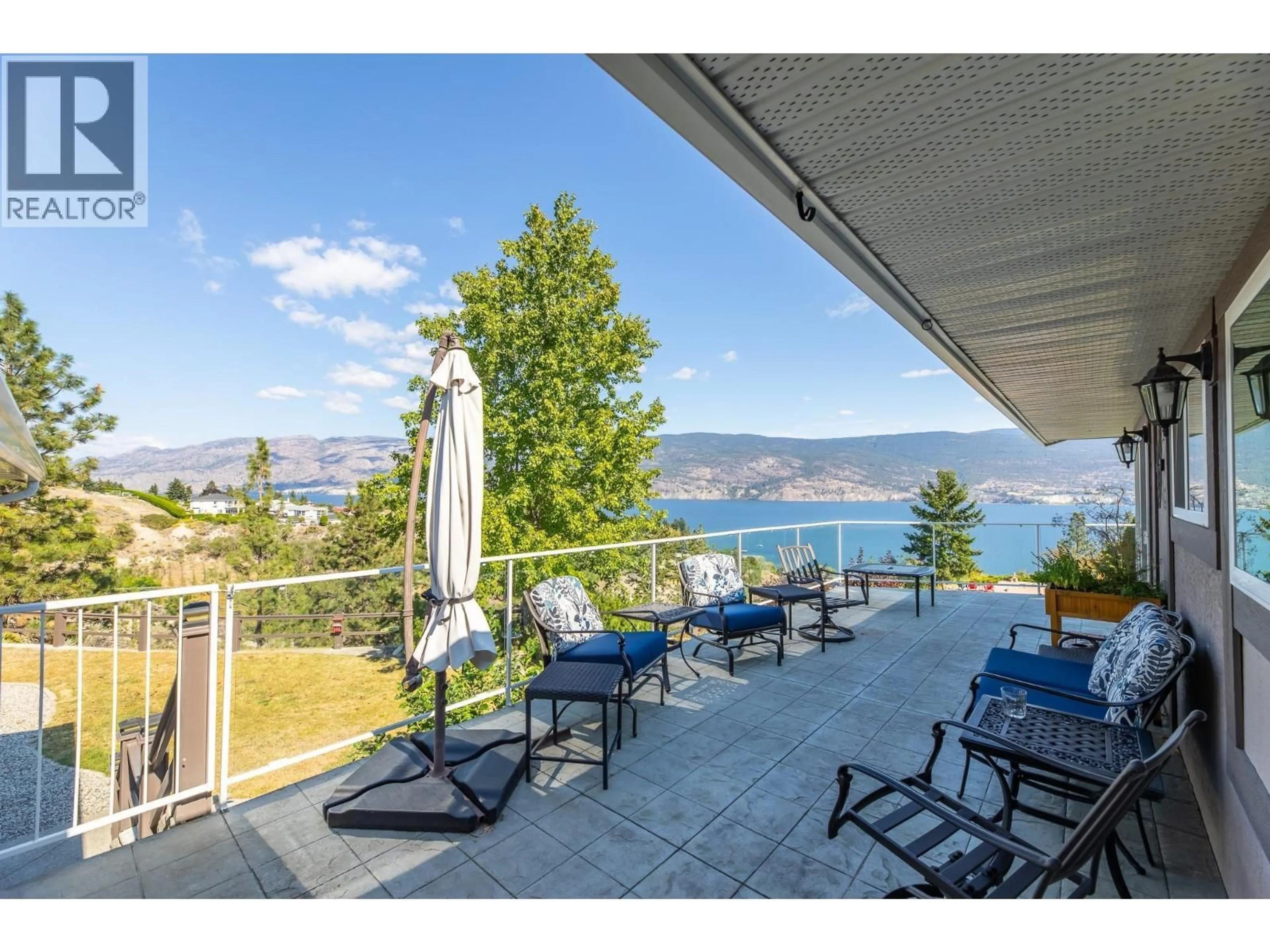 Patio, water/lake/river/ocean view for 6318 FAIRCREST STREET, Summerland British Columbia V0H1Z4