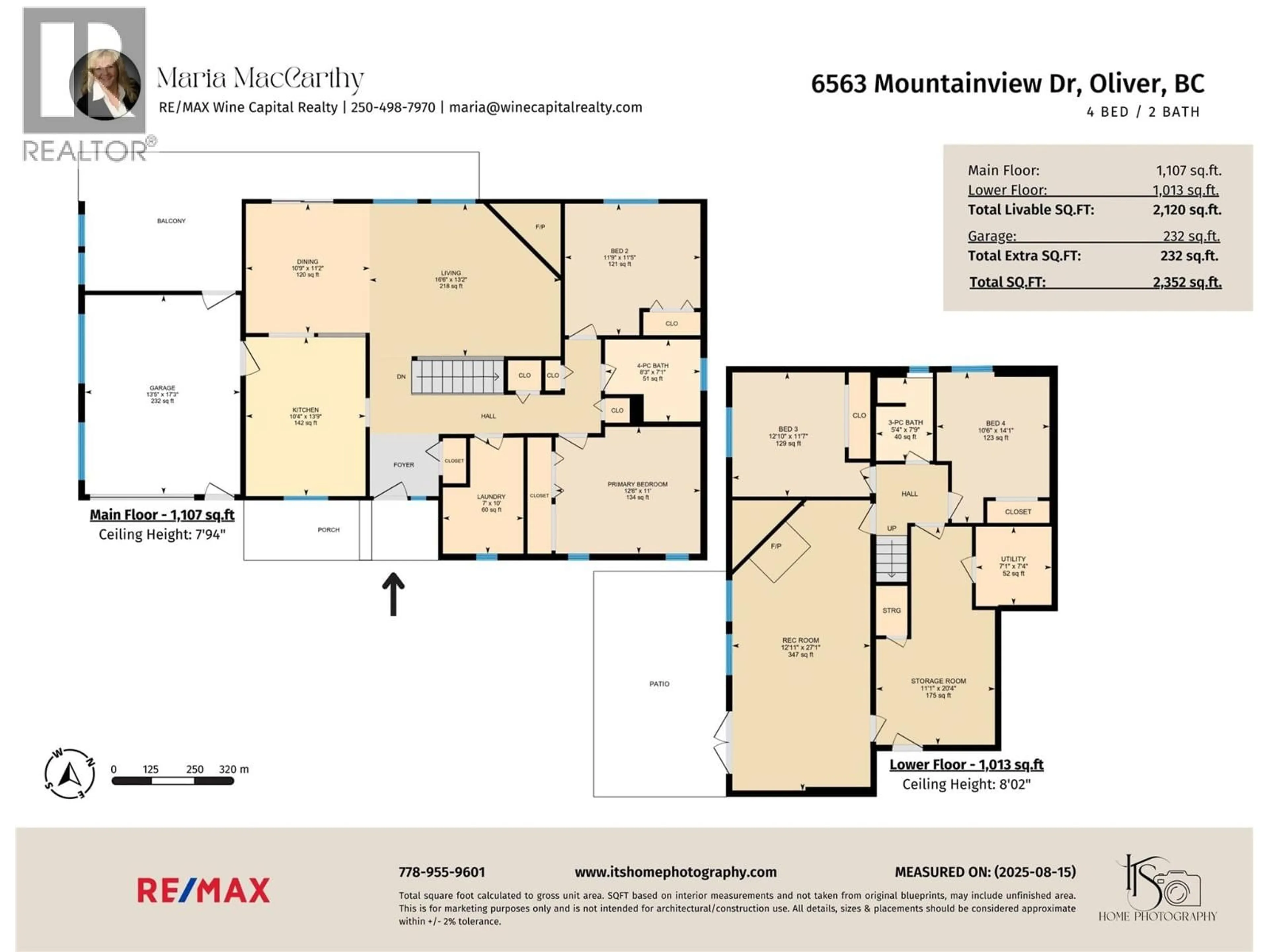 Floor plan for 6563 MOUNTAINVIEW DRIVE, Oliver British Columbia V0H1T4