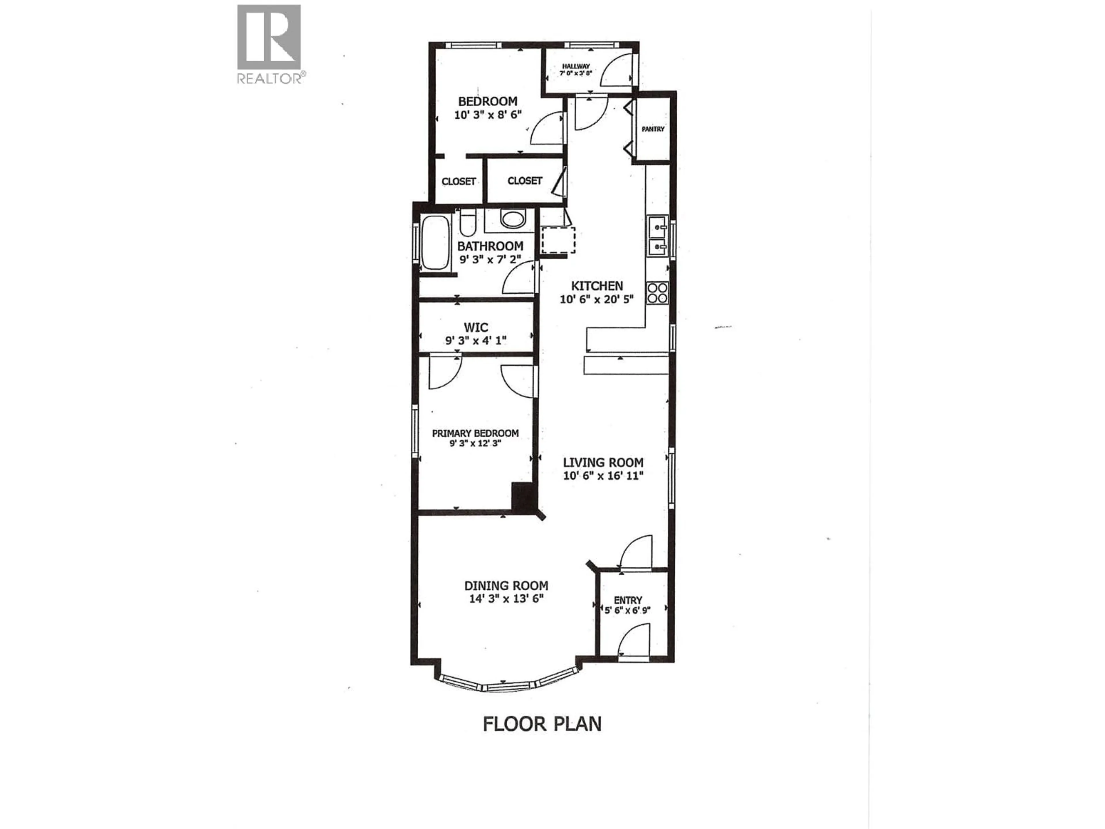Floor plan for 720 LATIMER STREET, Nelson British Columbia V1L4V4