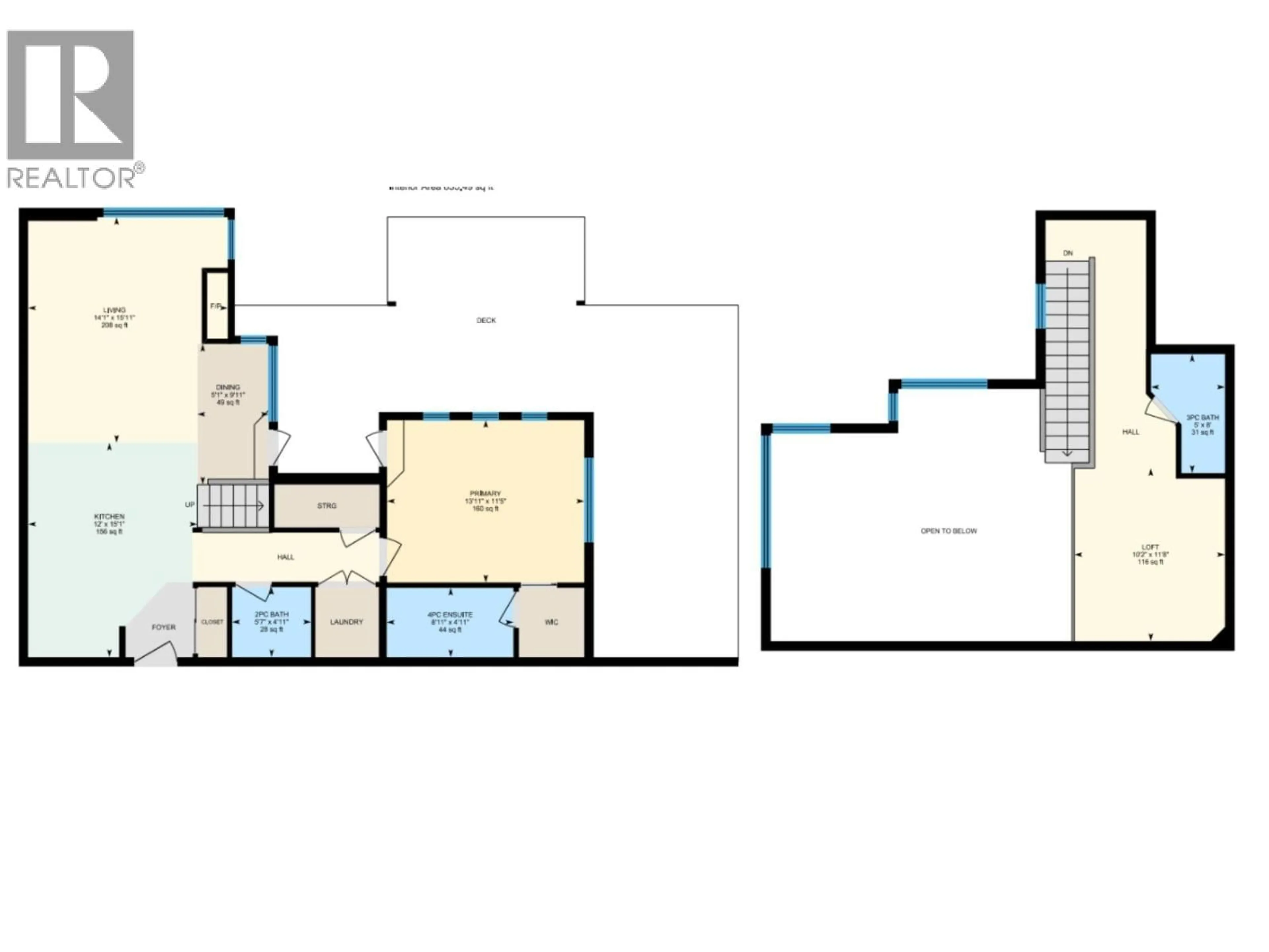 Floor plan for 407 - 700 MARTIN AVENUE, Kelowna British Columbia V1Y6V3