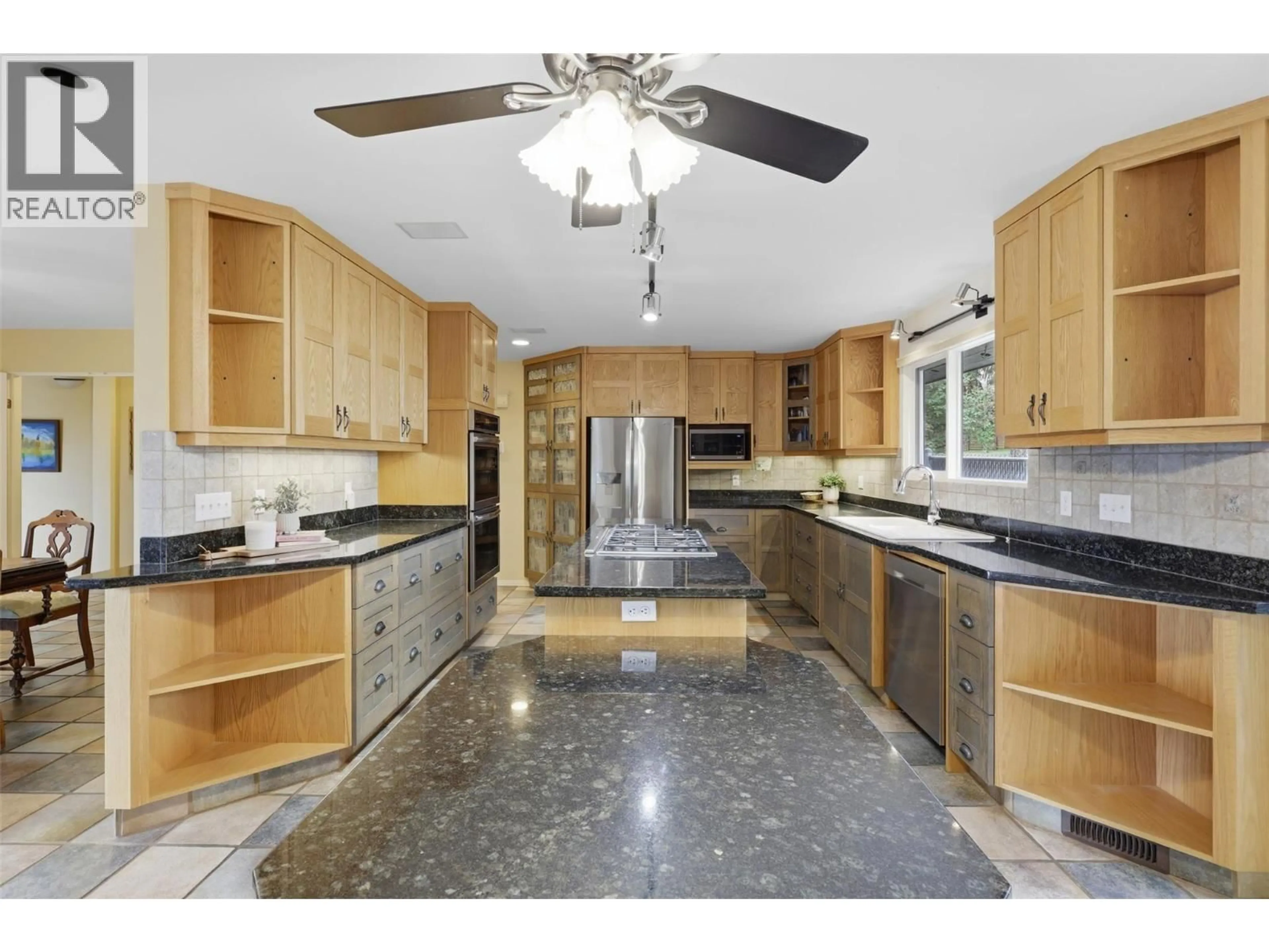 Open concept kitchen, ceramic/tile floor for 2245 CRESCENT DRIVE, Kamloops British Columbia V2C4S7