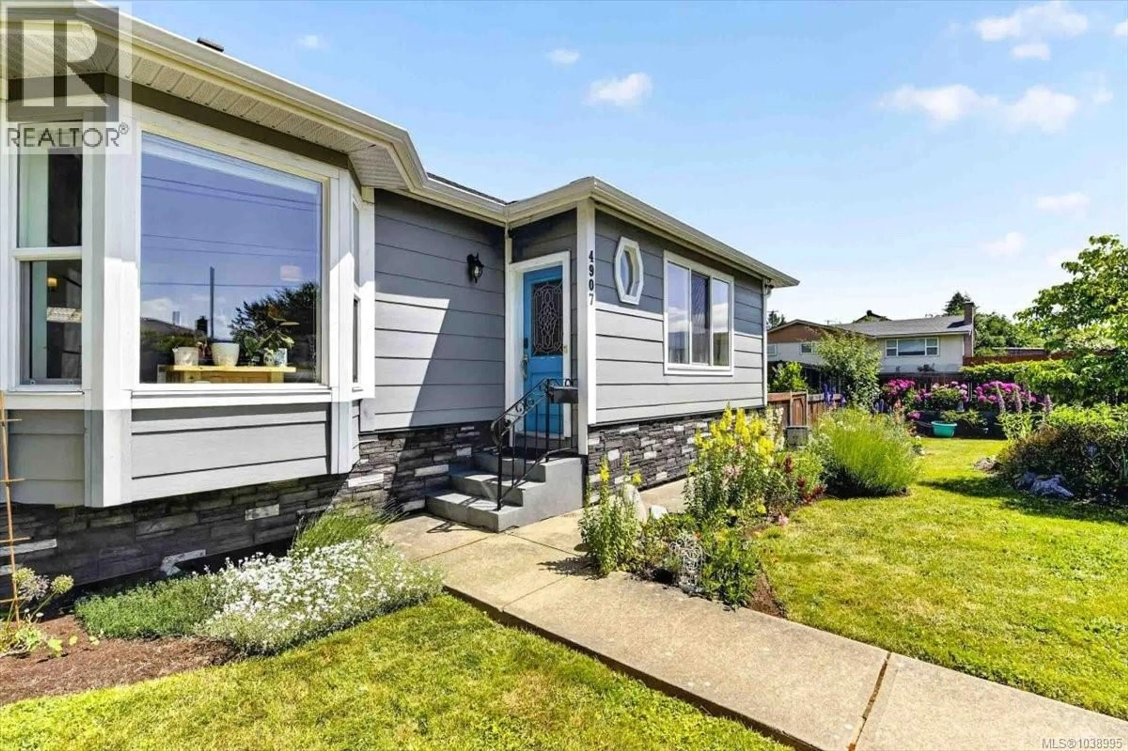 Home with vinyl exterior material, street for 4907 MORTON STREET, Port Alberni British Columbia V9Y3S8