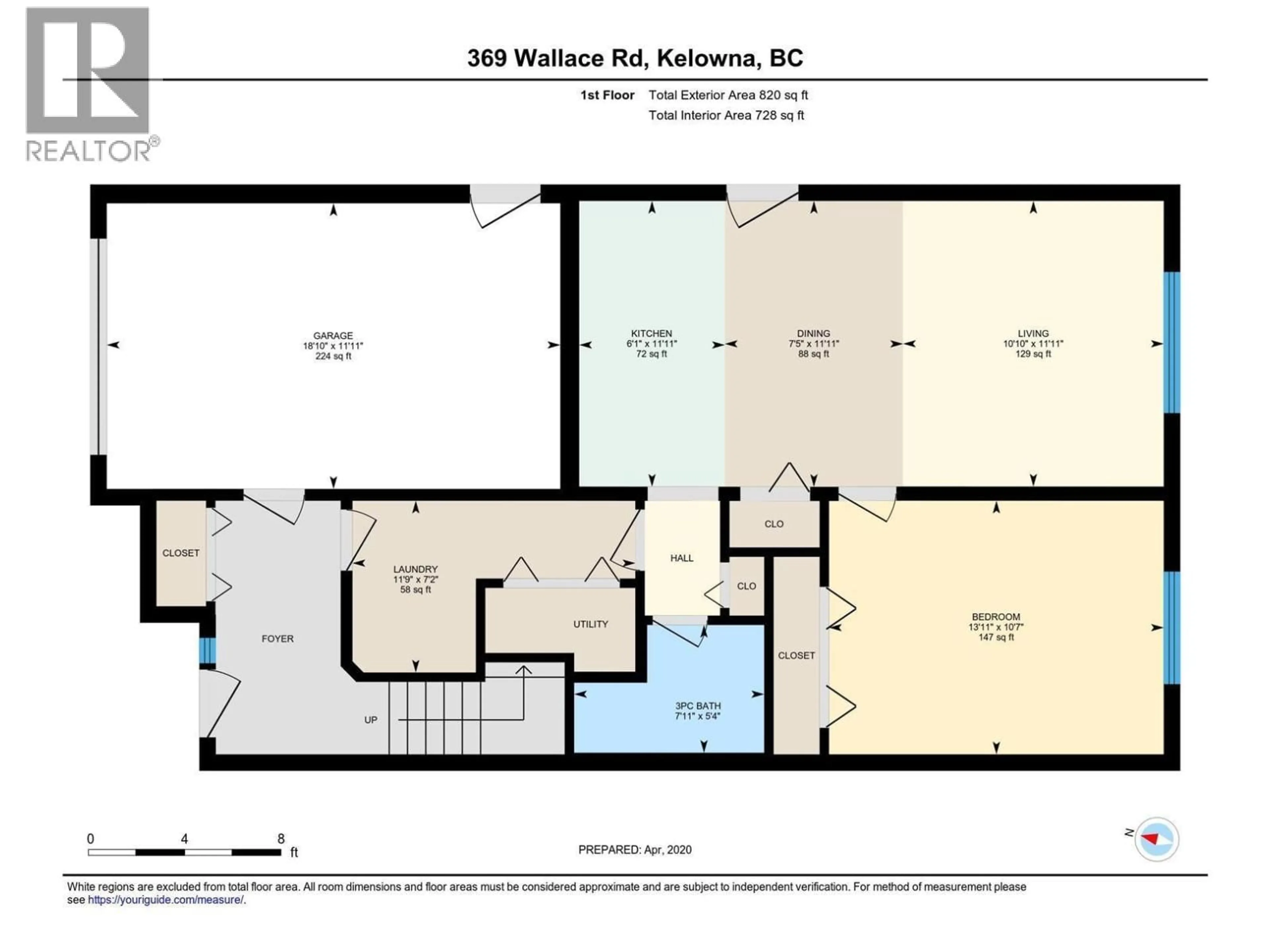 Floor plan for 369 WALLACE ROAD, Kelowna British Columbia V1X4T4