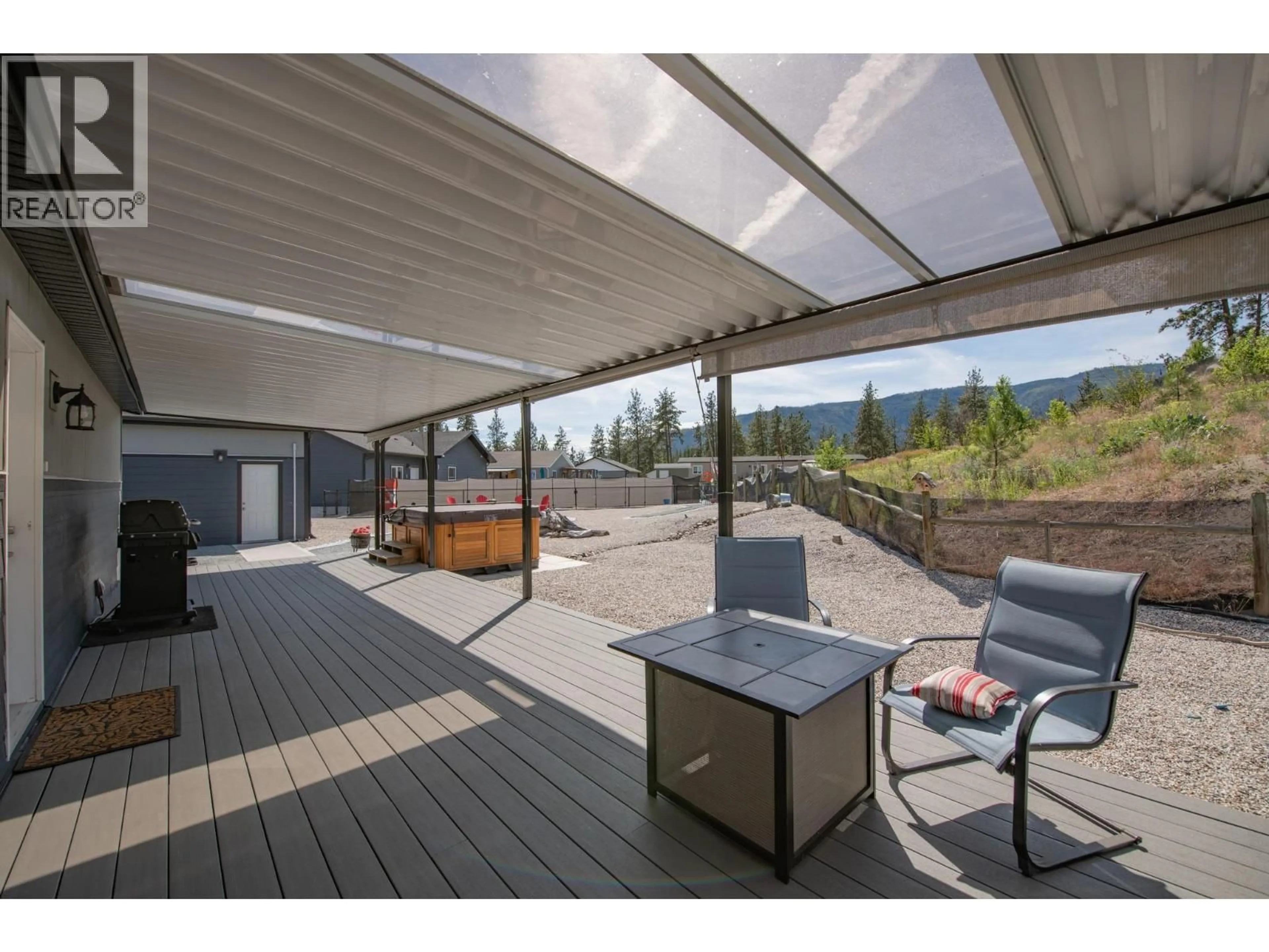 Patio, mountain view for 161 - 9510 97 HIGHWAY, Vernon British Columbia V1H1R8