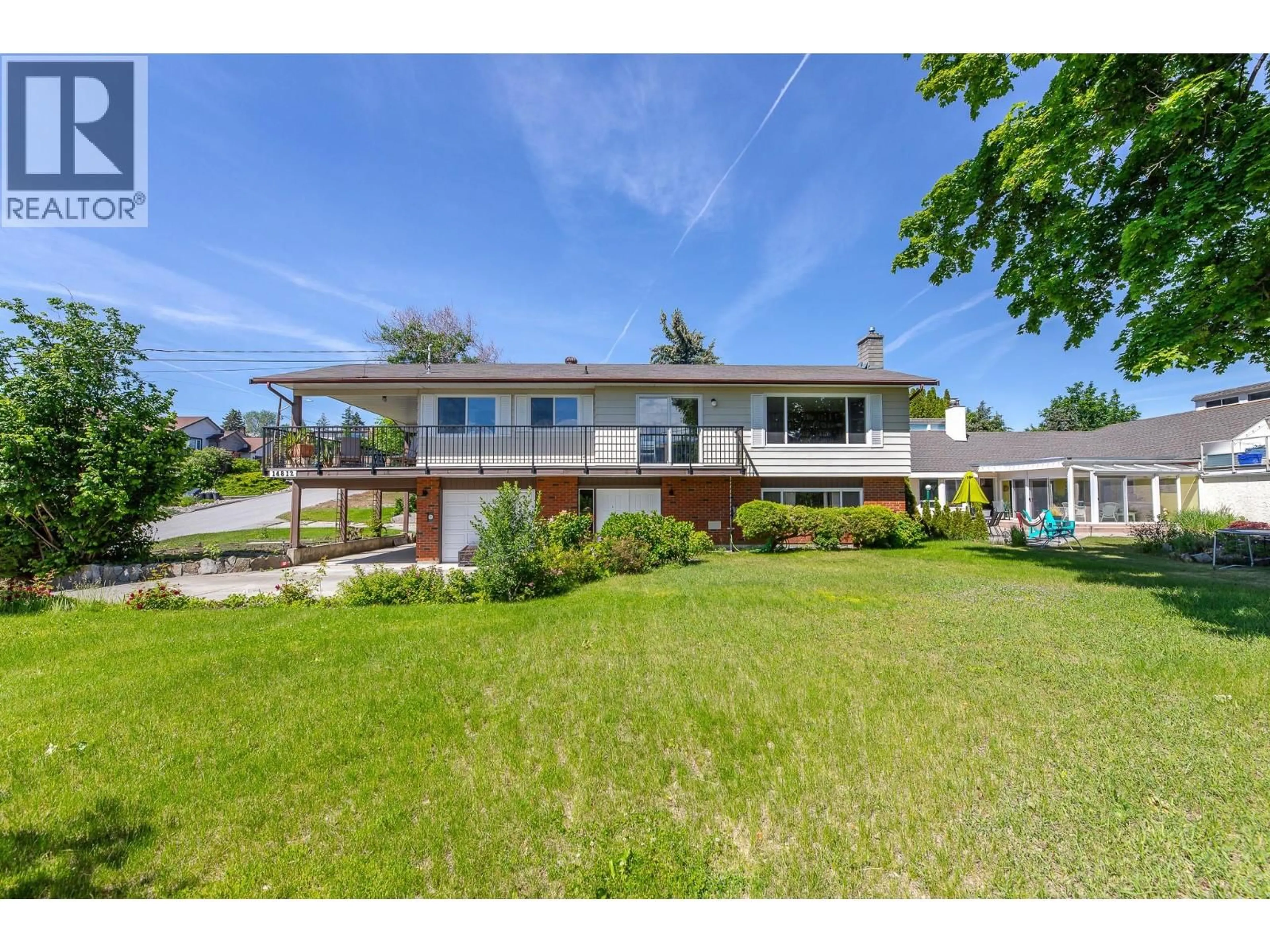 A pic from outside/outdoor area/front of a property/back of a property/a pic from drone, water/lake/river/ocean view for 14812 DOWNTON AVENUE, Summerland British Columbia V0H1Z1