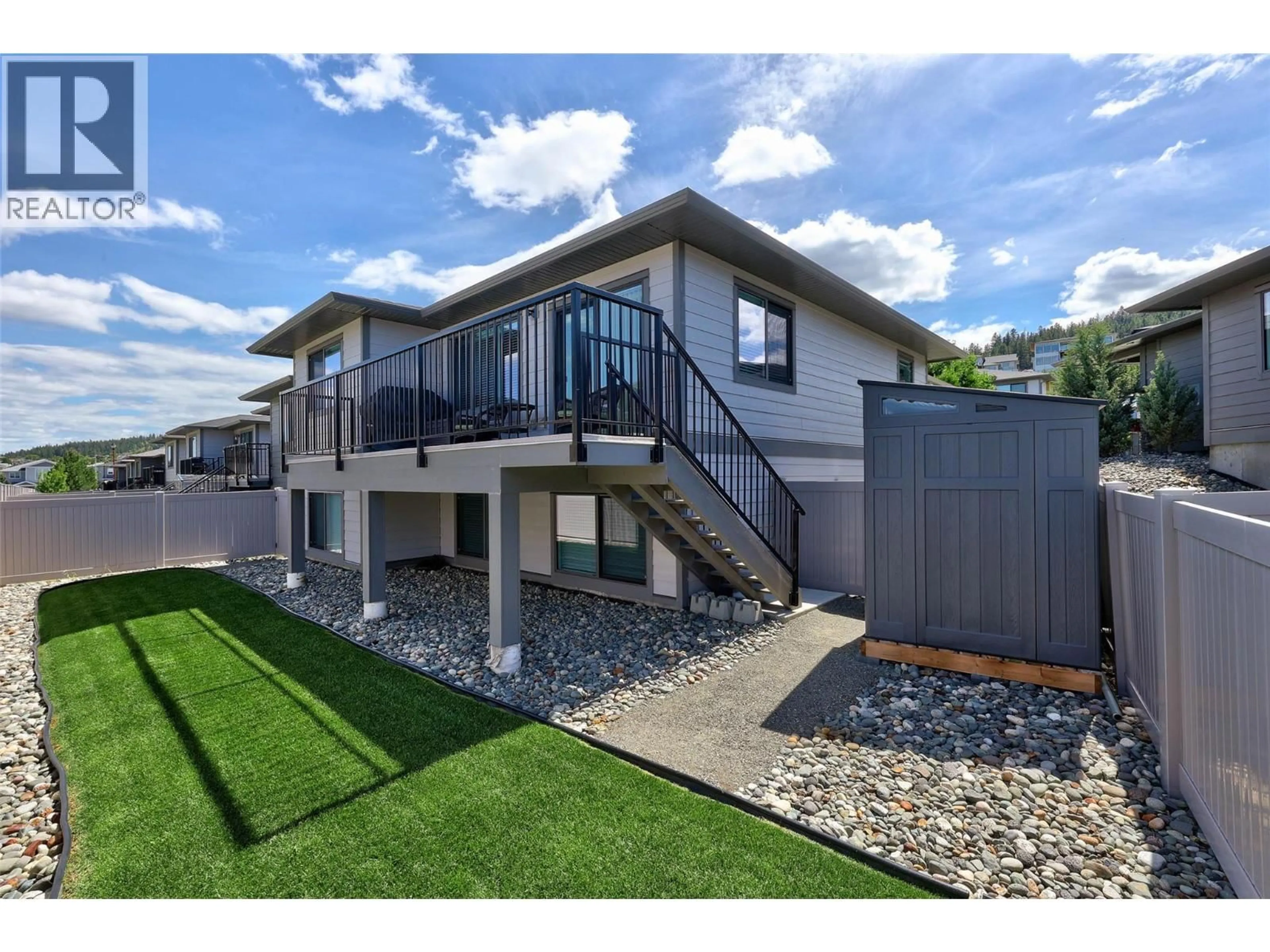 A pic from outside/outdoor area/front of a property/back of a property/a pic from drone, street for 107 - 1323 KINROSS PLACE, Kamloops British Columbia V1S0E4