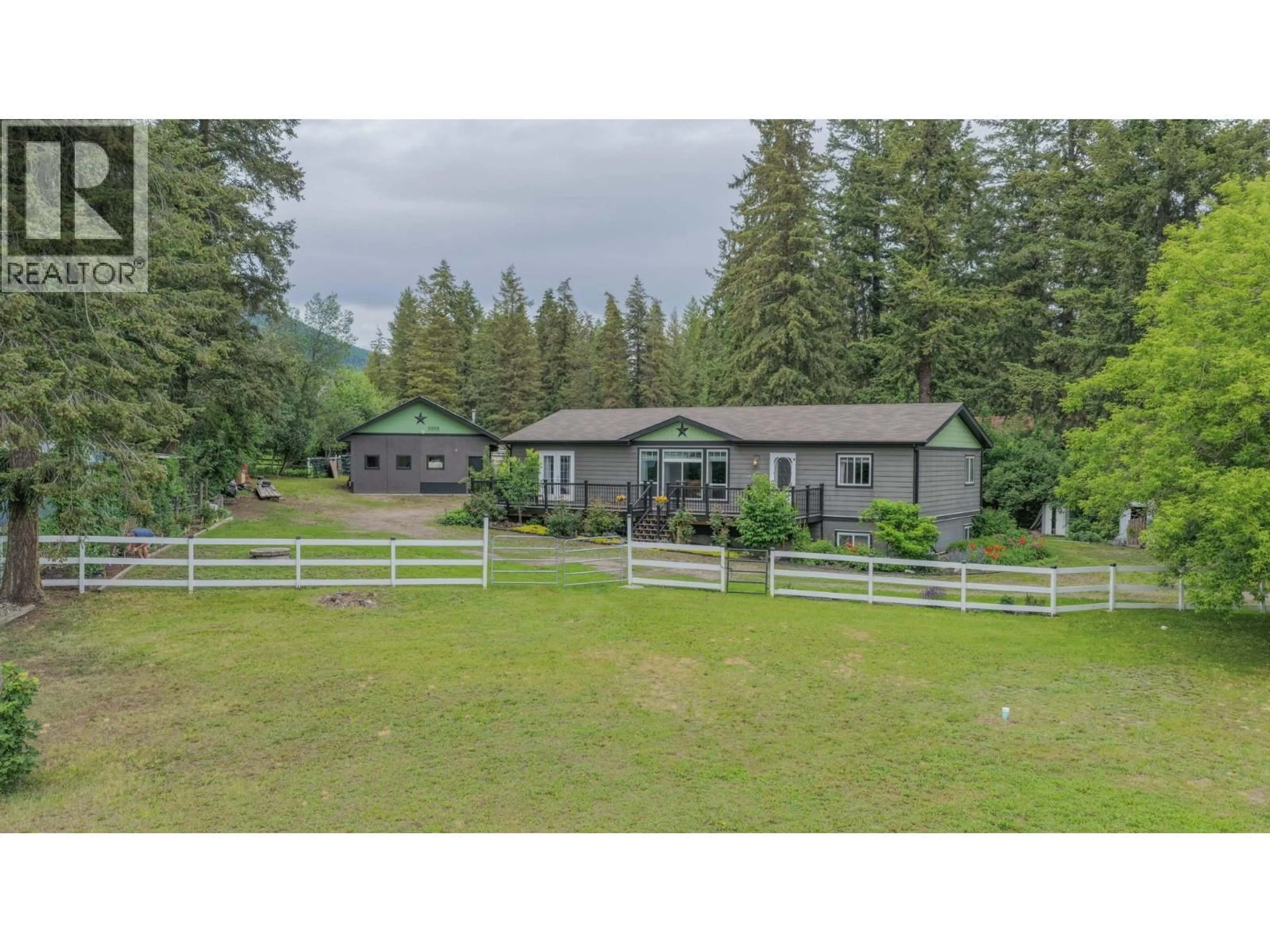 A pic from outside/outdoor area/front of a property/back of a property/a pic from drone, mountain view for 272 LUMBY MABEL LAKE ROAD, Lumby British Columbia V0E2G5