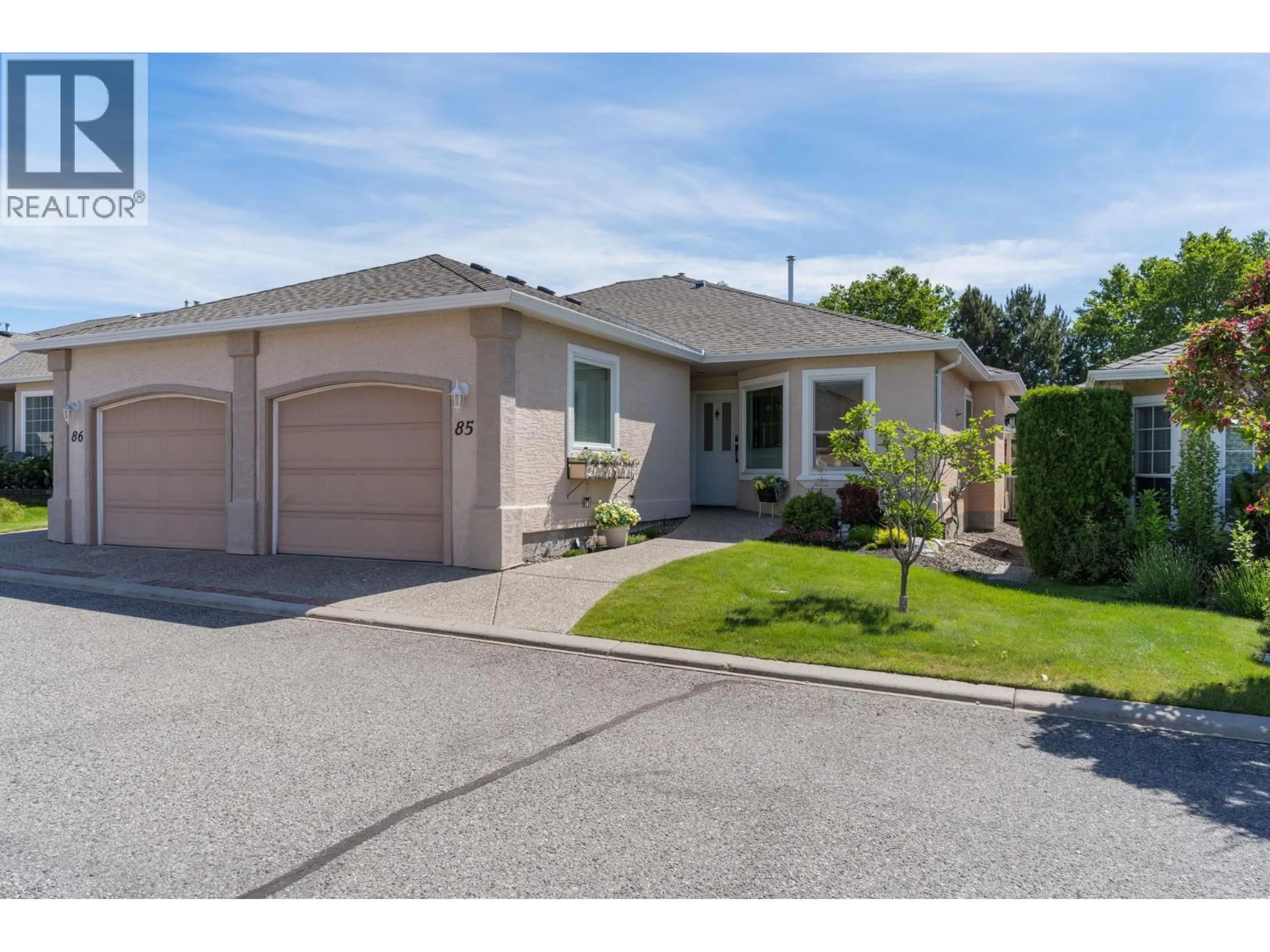 Home with vinyl exterior material, street for 85 - 2250 LOUIE DRIVE, Westbank British Columbia V4T2M6