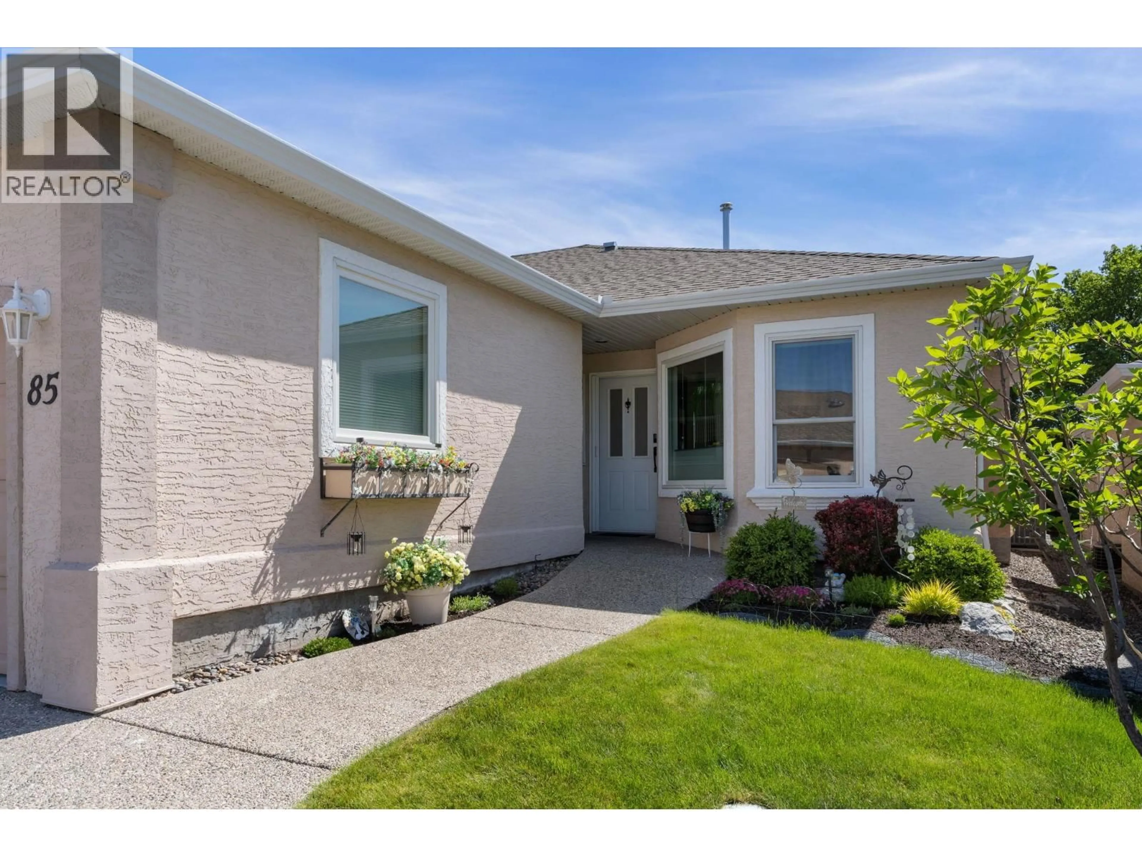 Home with vinyl exterior material, street for 85 - 2250 LOUIE DRIVE, Westbank British Columbia V4T2M6