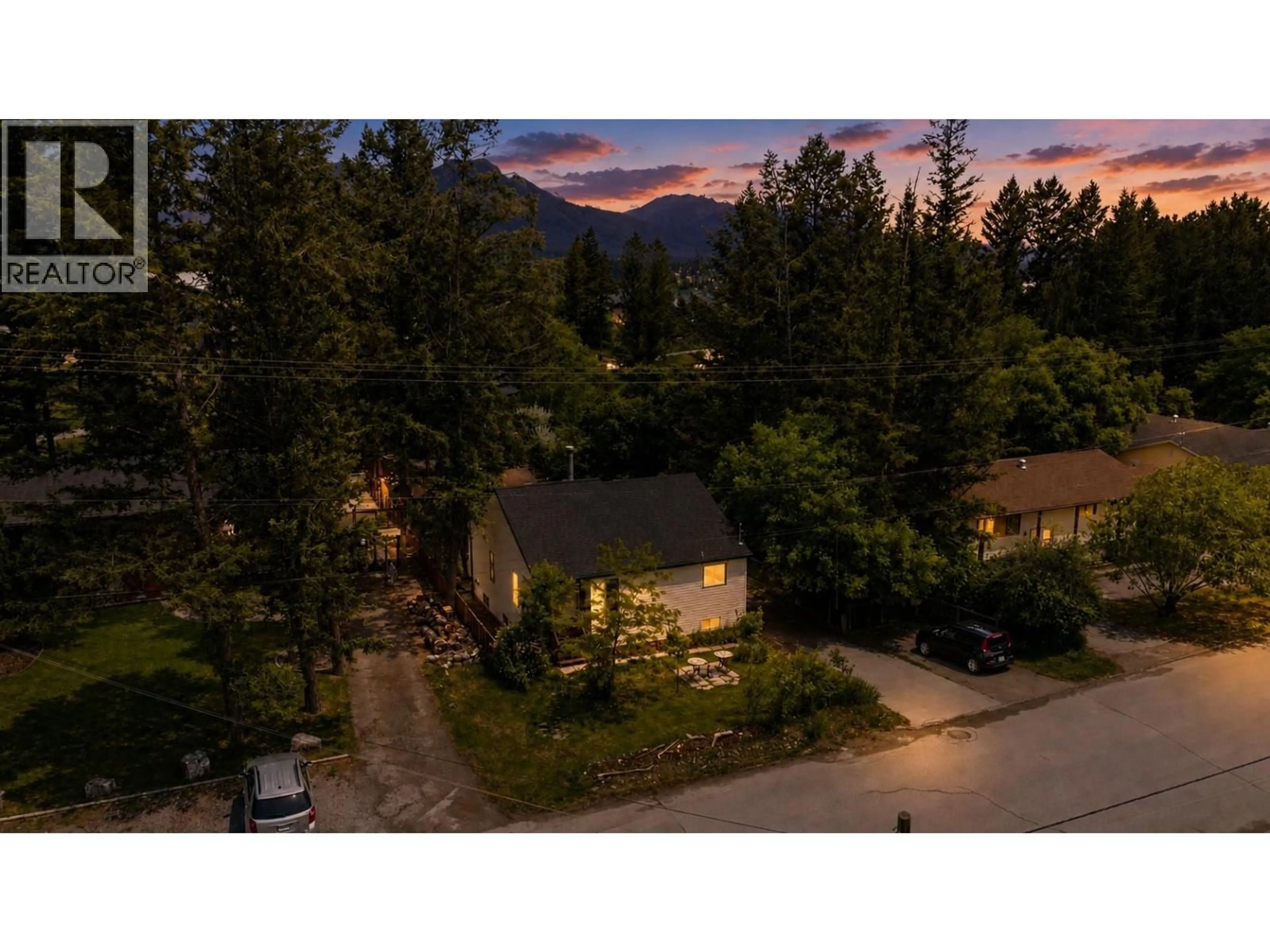 A pic from outside/outdoor area/front of a property/back of a property/a pic from drone, mountain view for 1409 10TH AVENUE, Invermere British Columbia V0A1K0