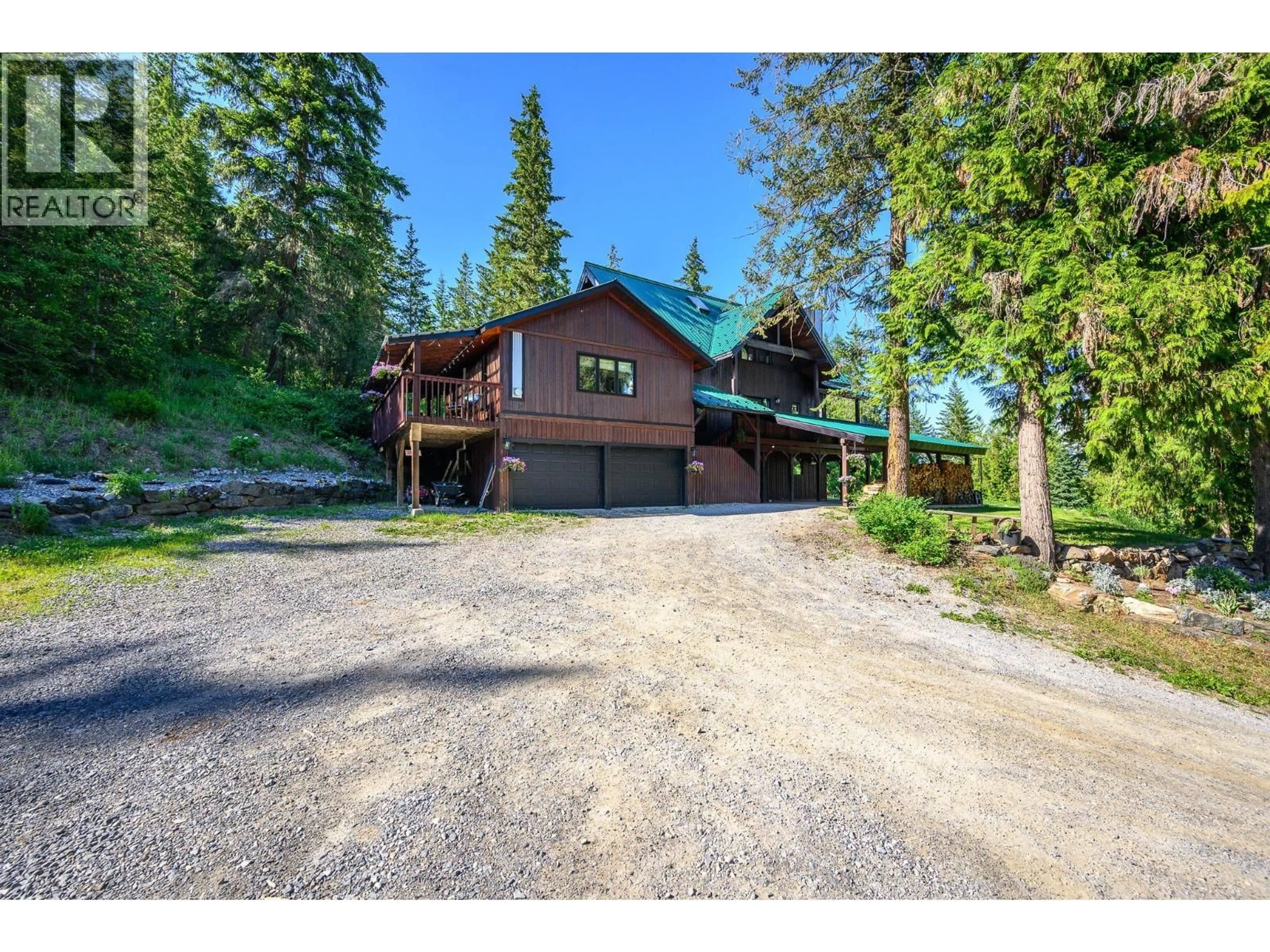 A pic from outside/outdoor area/front of a property/back of a property/a pic from drone, unknown for 424 GLENMARY ROAD, Enderby British Columbia V0E1V3