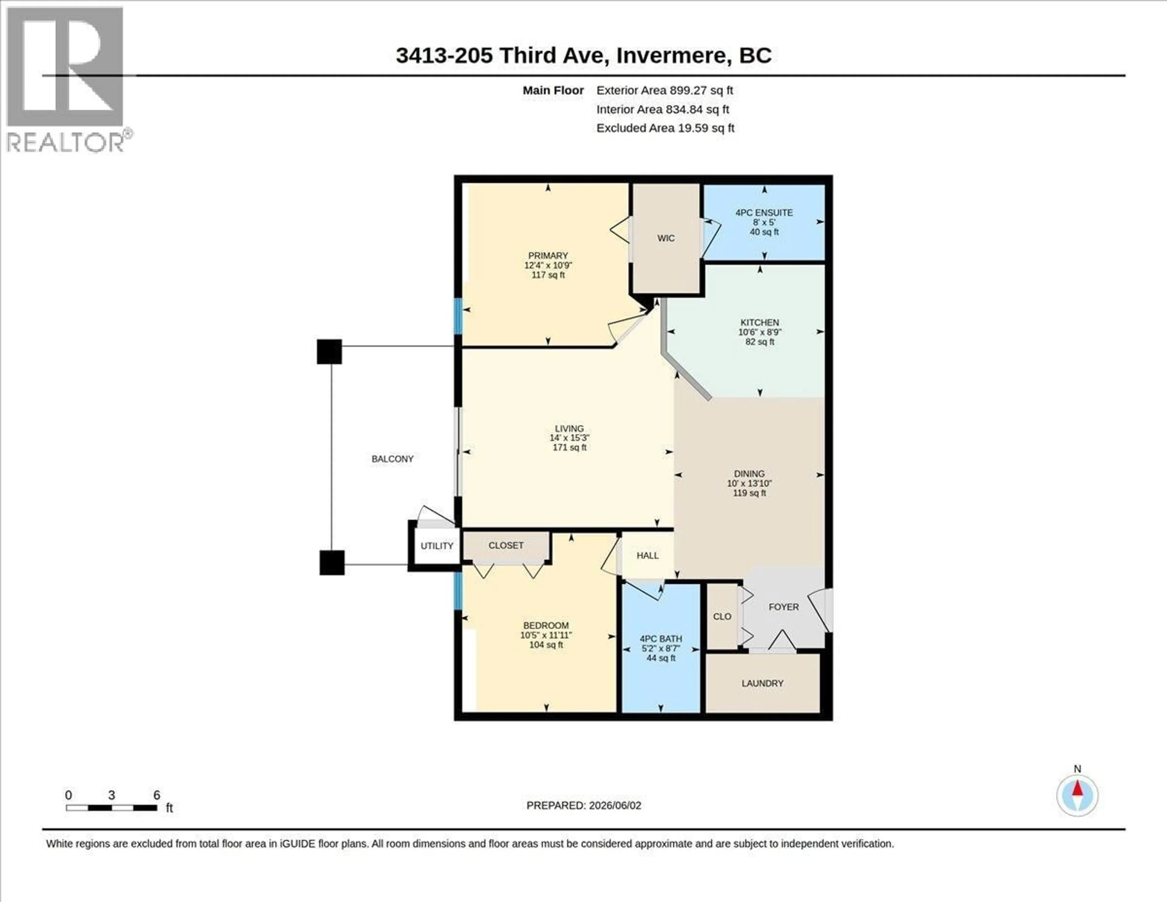 Floor plan for 3413 - 205 THIRD AVENUE, Invermere British Columbia V0A1K7