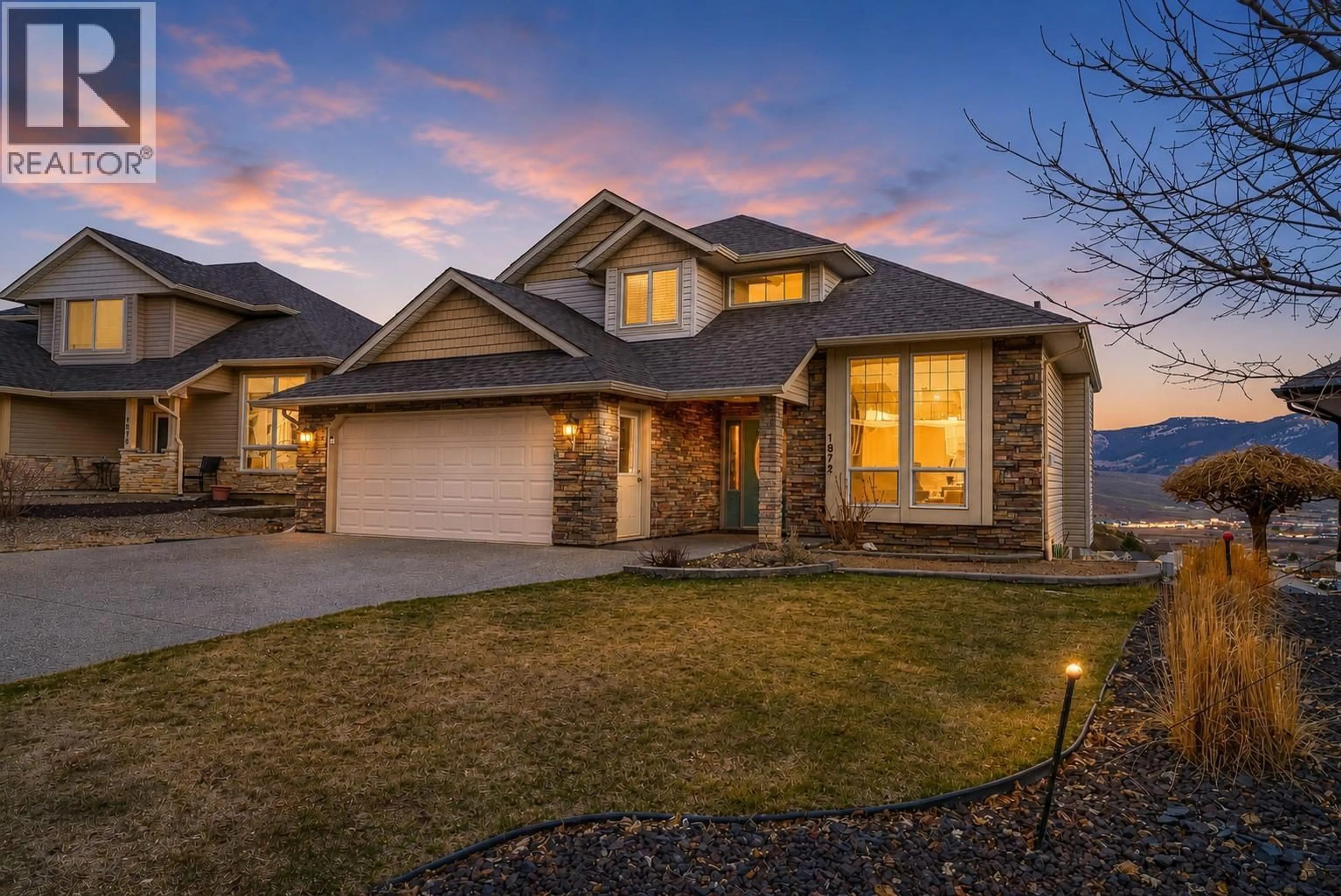 Home with brick exterior material, street for 1872 RED TAIL CRESCENT, Kamloops British Columbia V2B8S9