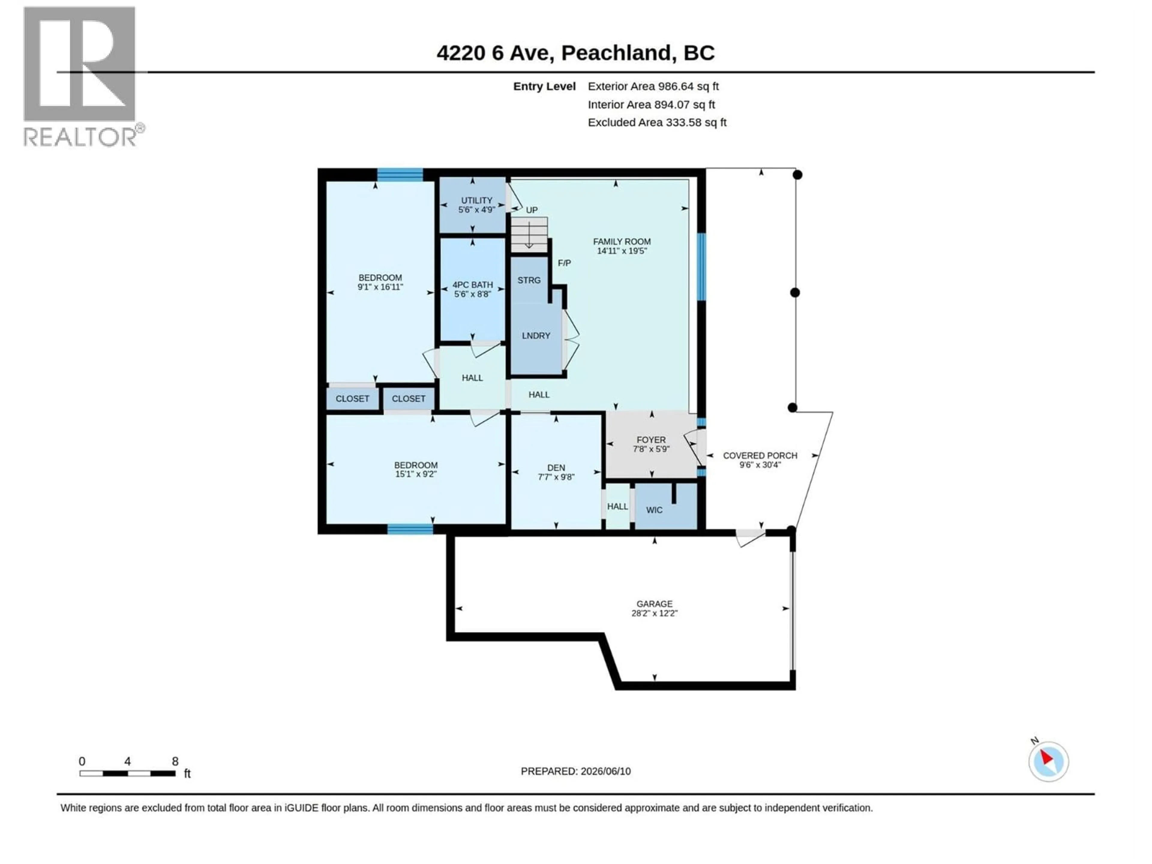 Floor plan for 4220 6TH AVENUE, Peachland British Columbia V0H1X5