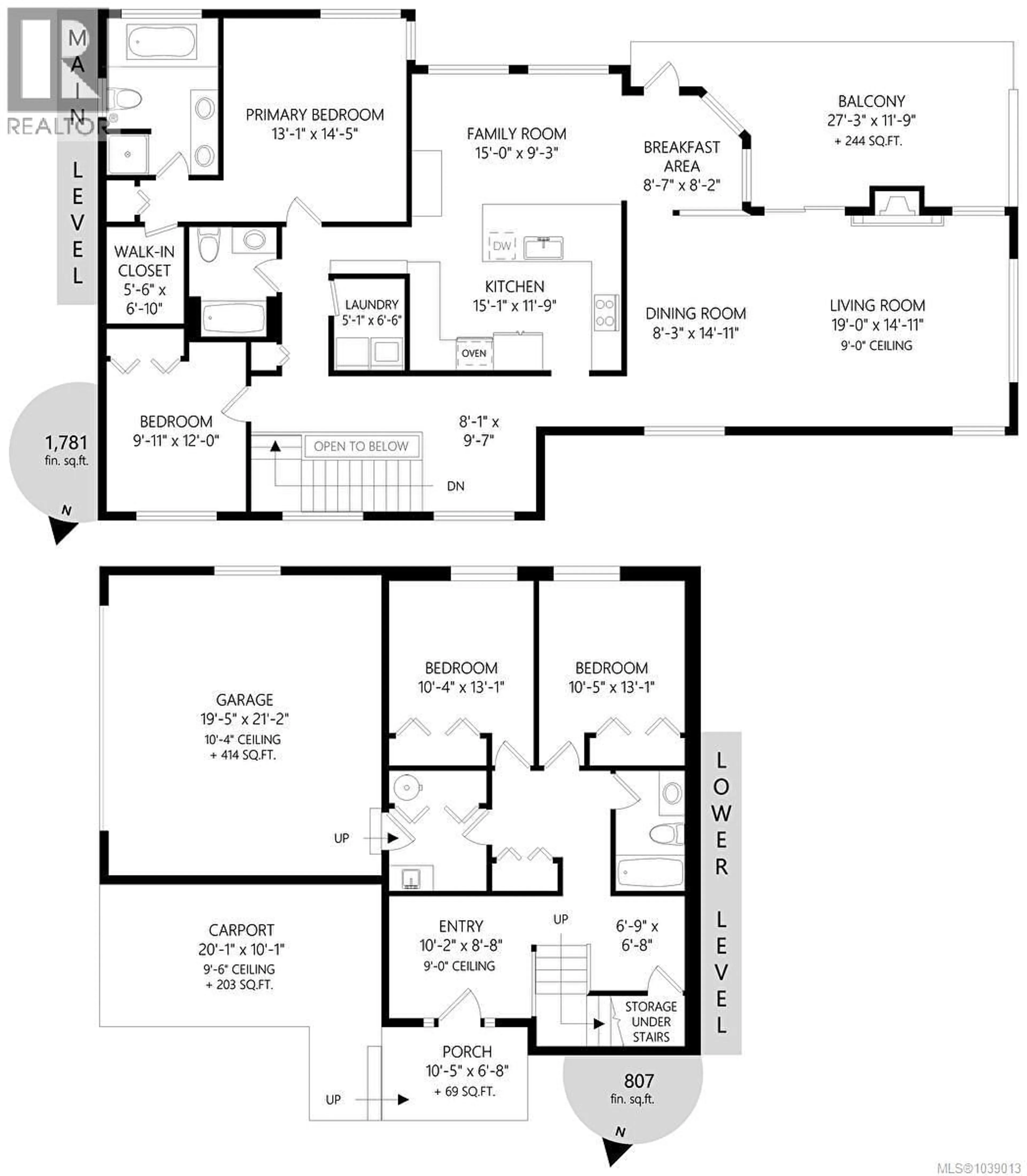 Floor plan for 49 - 4300 STONEYWOOD LANE, Saanich British Columbia V8X5A5