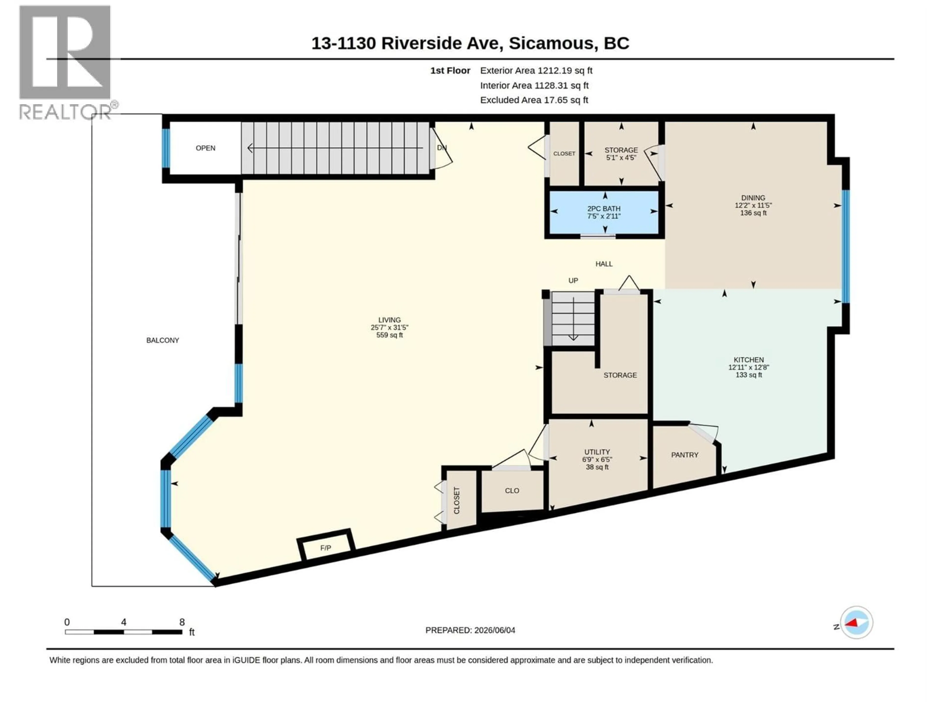 Floor plan for 13 - 1130 RIVERSIDE AVENUE, Sicamous British Columbia V0E2V1