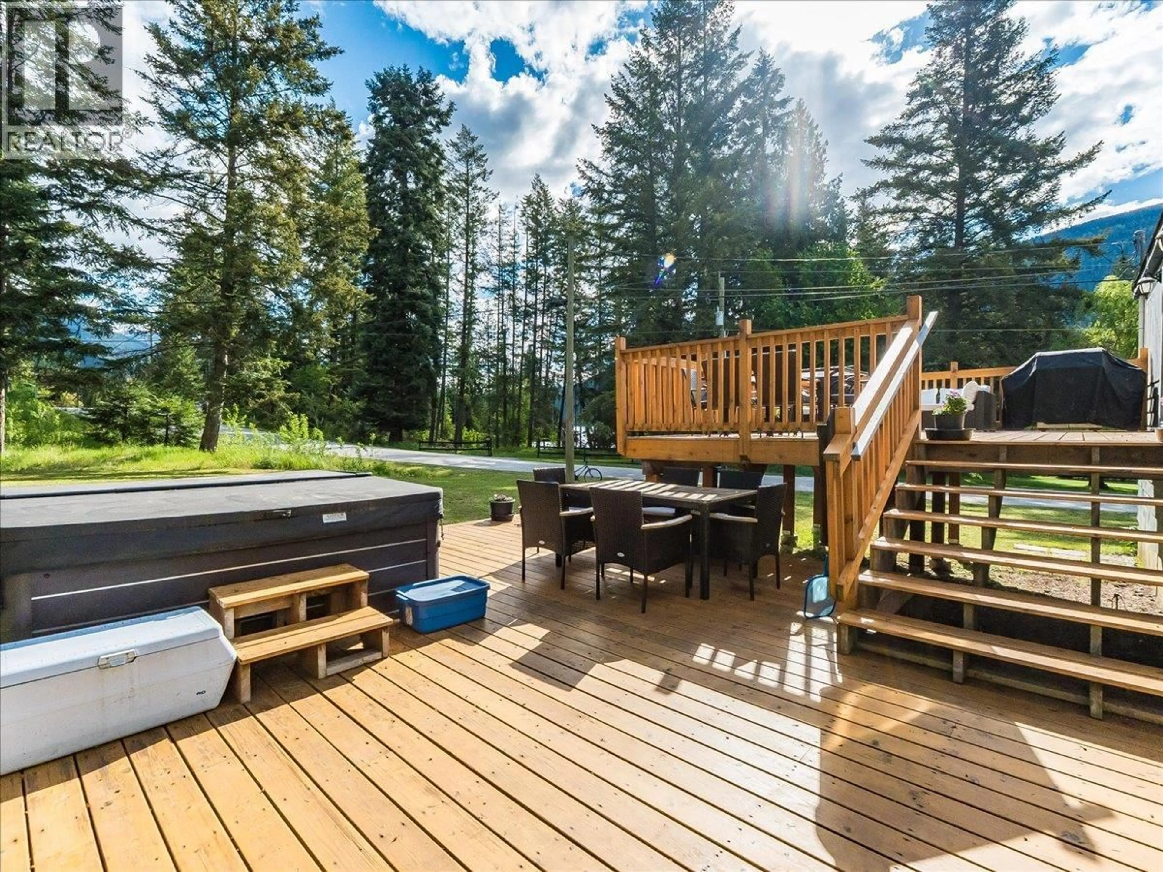 Patio, forest/trees view for 2875 LOWER SIX MILE ROAD, Nelson British Columbia V1L6L7