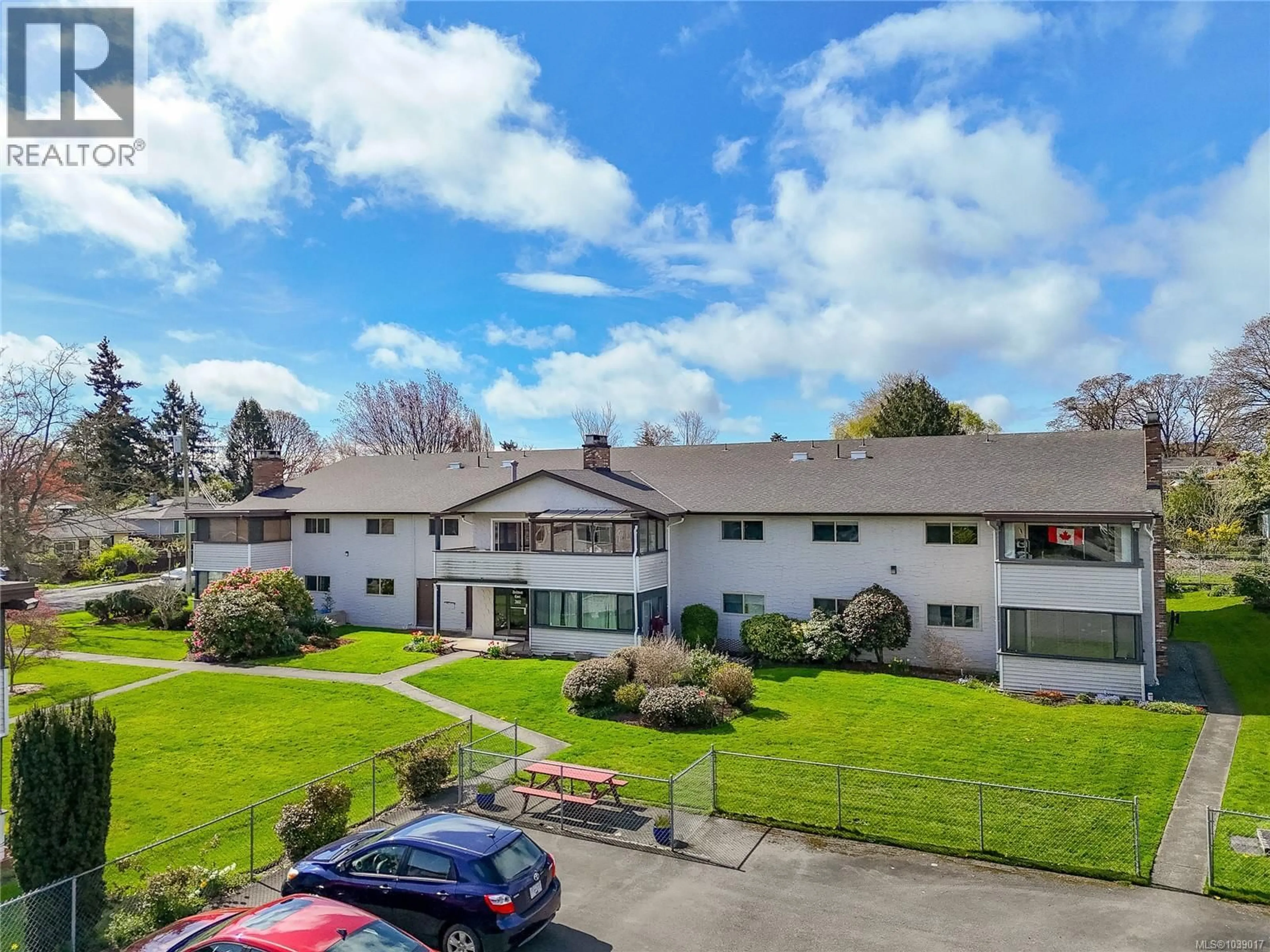 A pic from outside/outdoor area/front of a property/back of a property/a pic from drone, mountain view for 205 - 3160 IRMA STREET, Victoria British Columbia V9A1S8