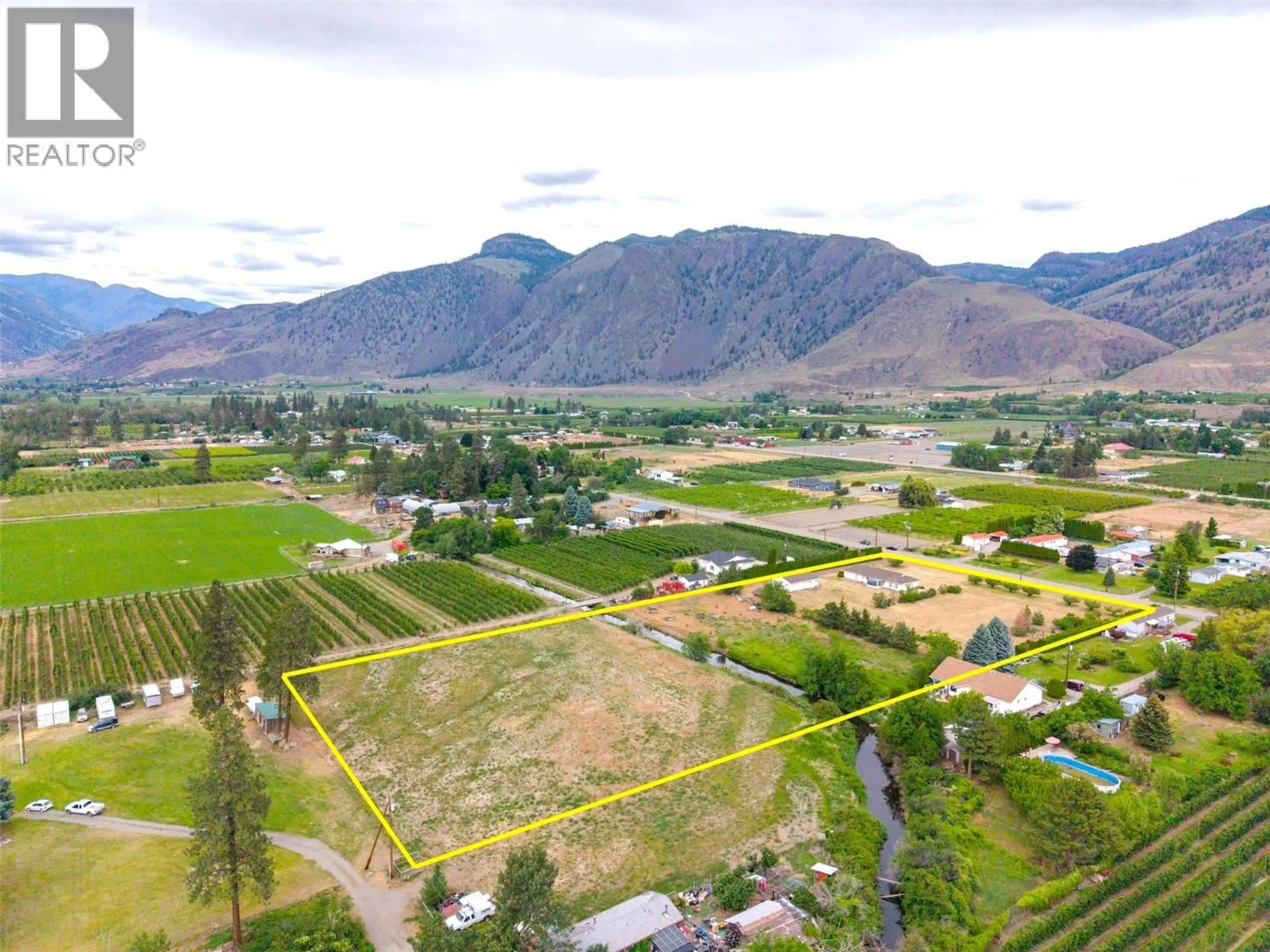 A pic from outside/outdoor area/front of a property/back of a property/a pic from drone, mountain view for 2185 NEWTON ROAD, Cawston British Columbia V0X1C1