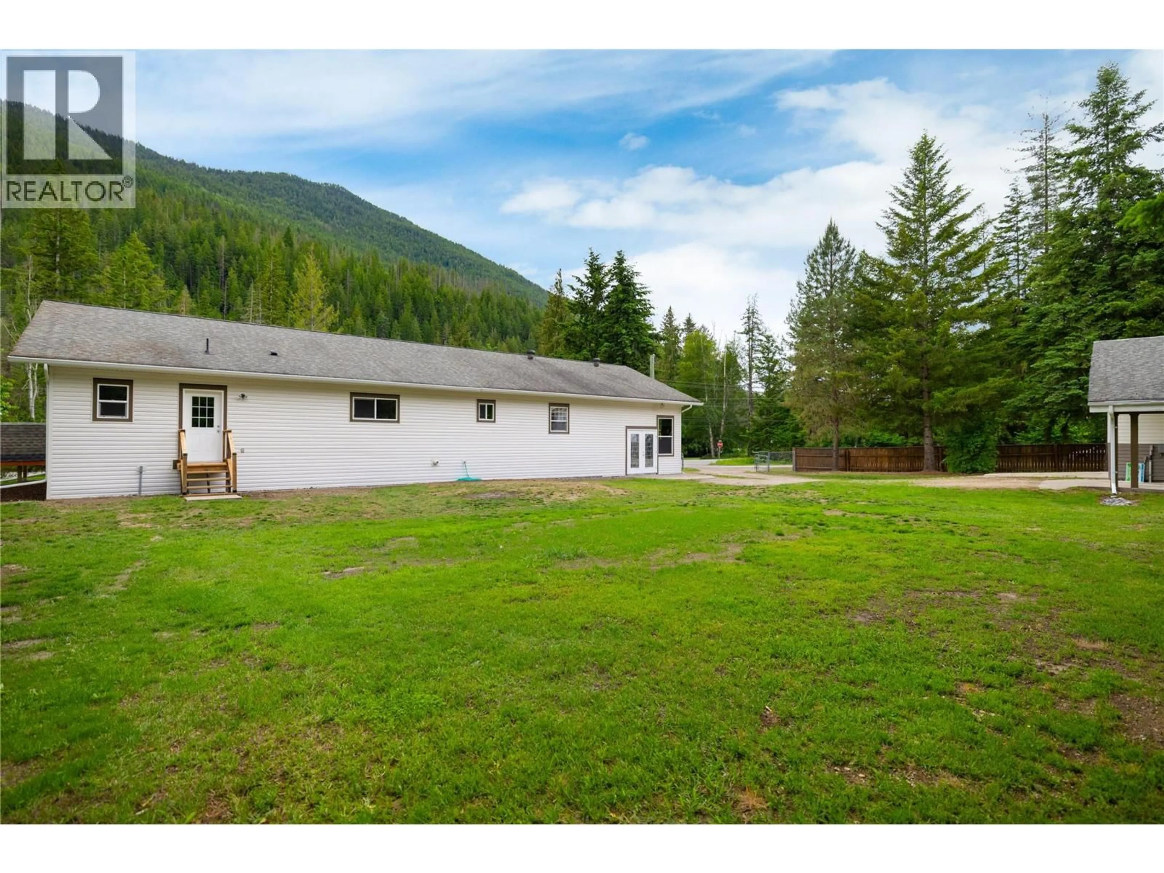 A pic from outside/outdoor area/front of a property/back of a property/a pic from drone, mountain view for 637 ENDERBY MABEL LAKE ROAD, Enderby British Columbia V0E1V4