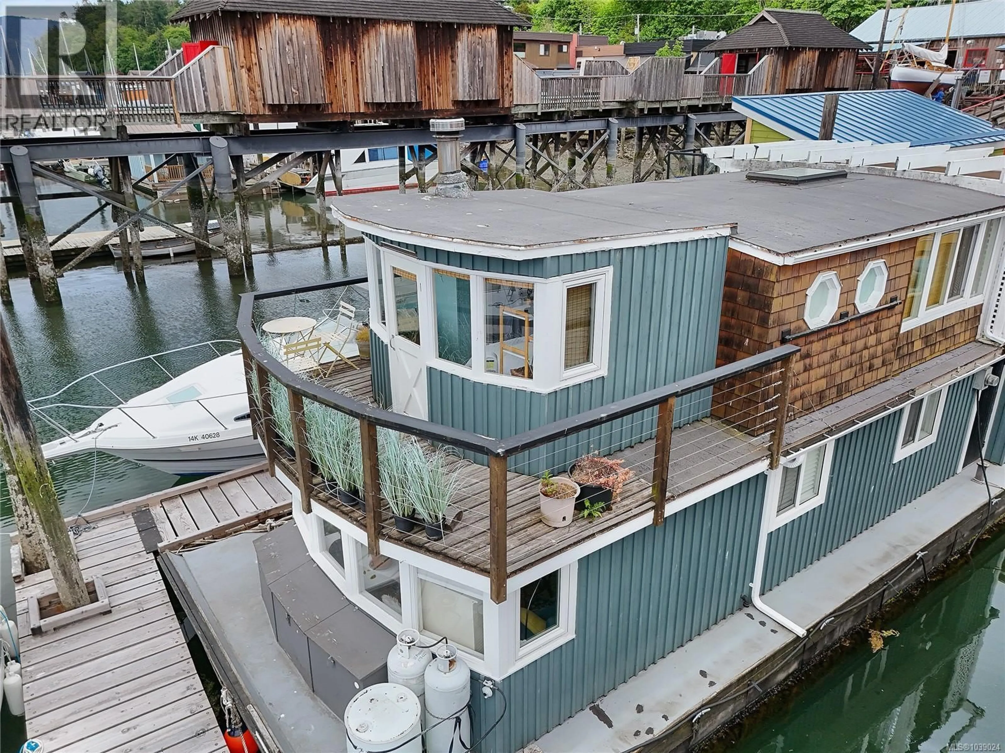 A pic from outside/outdoor area/front of a property/back of a property/a pic from drone, water/lake/river/ocean view for 5 - 1765 COWICHAN BAY ROAD, Cowichan Bay British Columbia V0R1N1
