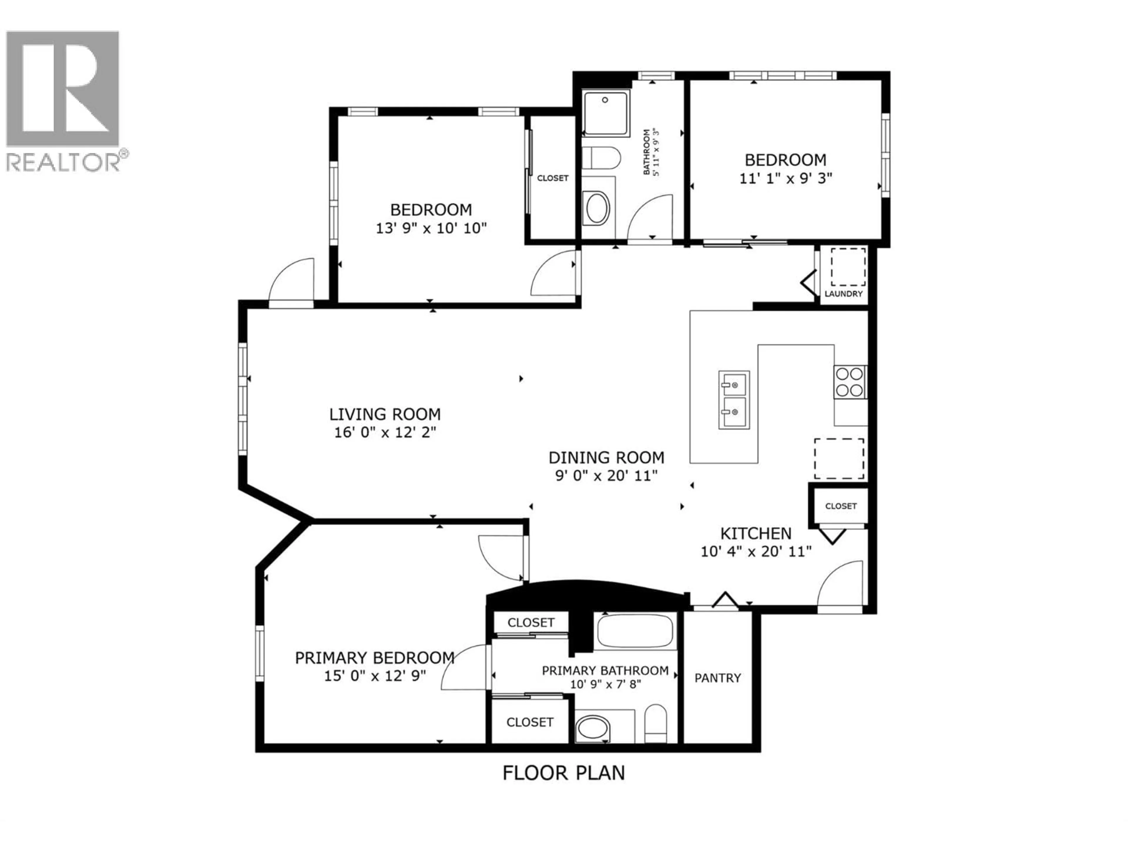 Floor plan for 1407 - 3168 VIA CENTRALE ROAD, Kelowna British Columbia V1V2R6