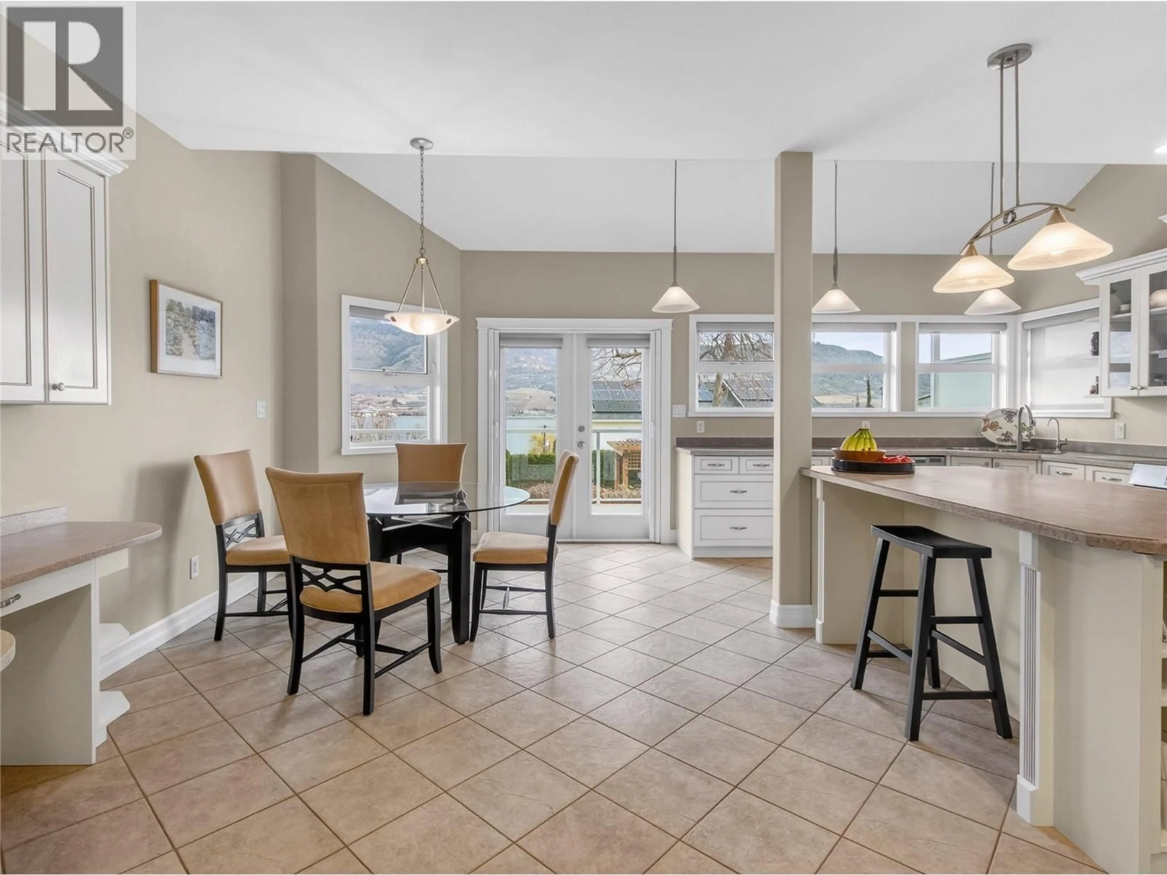 Open concept kitchen, ceramic/tile floor for 4005 LOBELIA DRIVE, Osoyoos British Columbia V0H1V1