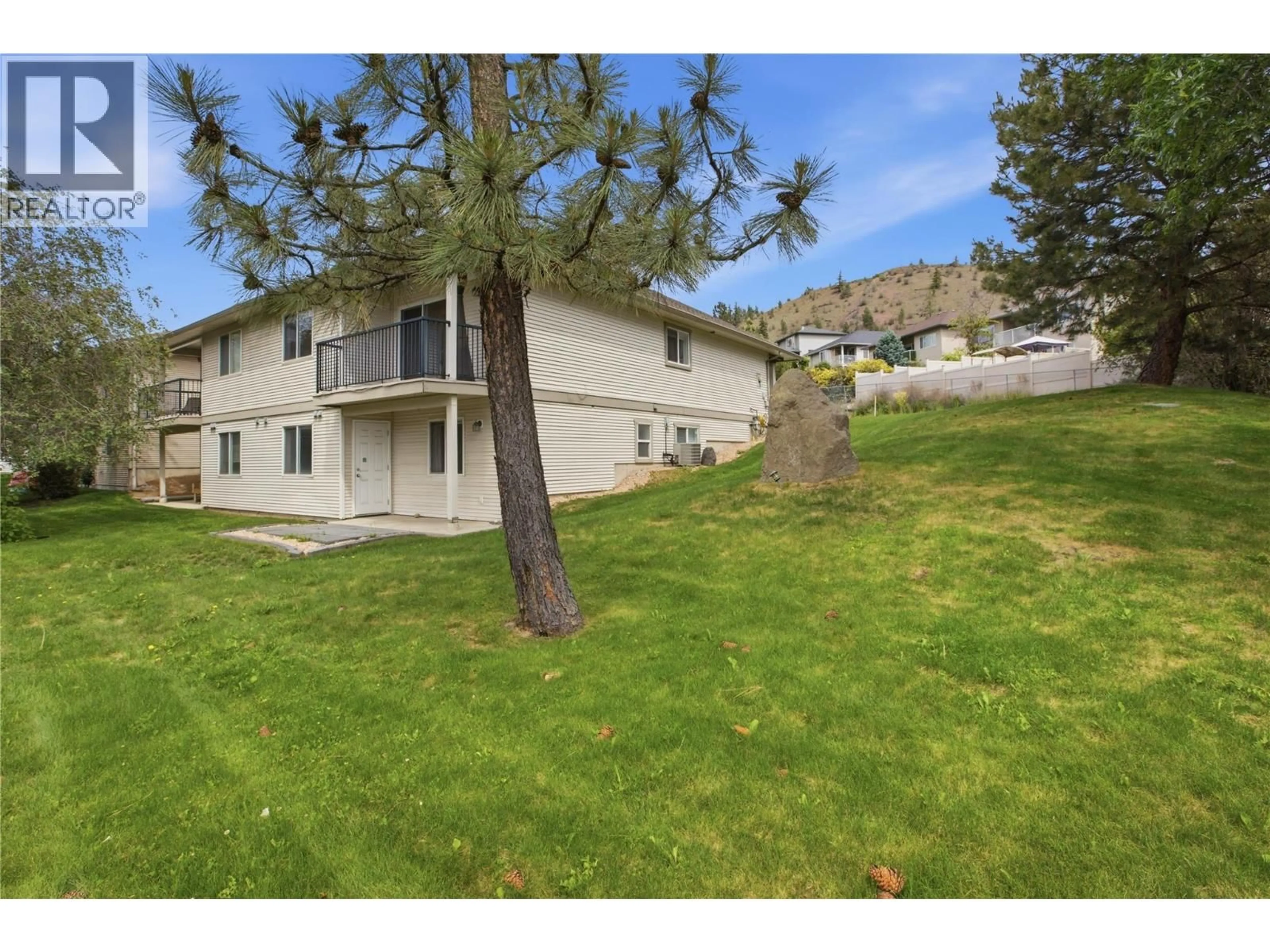 A pic from outside/outdoor area/front of a property/back of a property/a pic from drone, mountain view for 1 - 1940 HILLSIDE DRIVE, Kamloops British Columbia V2E2T3