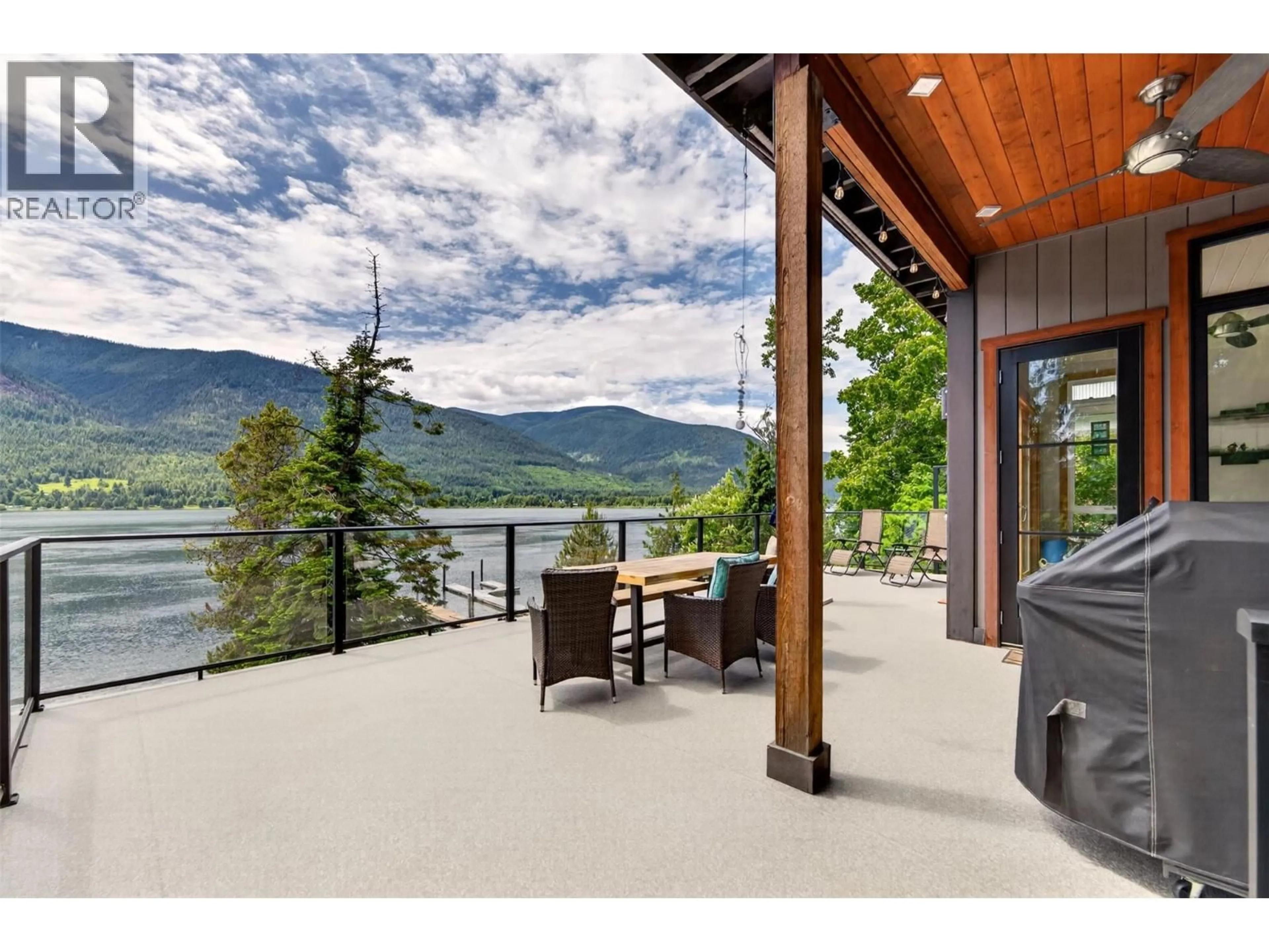 Patio, water/lake/river/ocean view for 6506 LITTLEWOOD ROAD, Nelson British Columbia V1L6S1