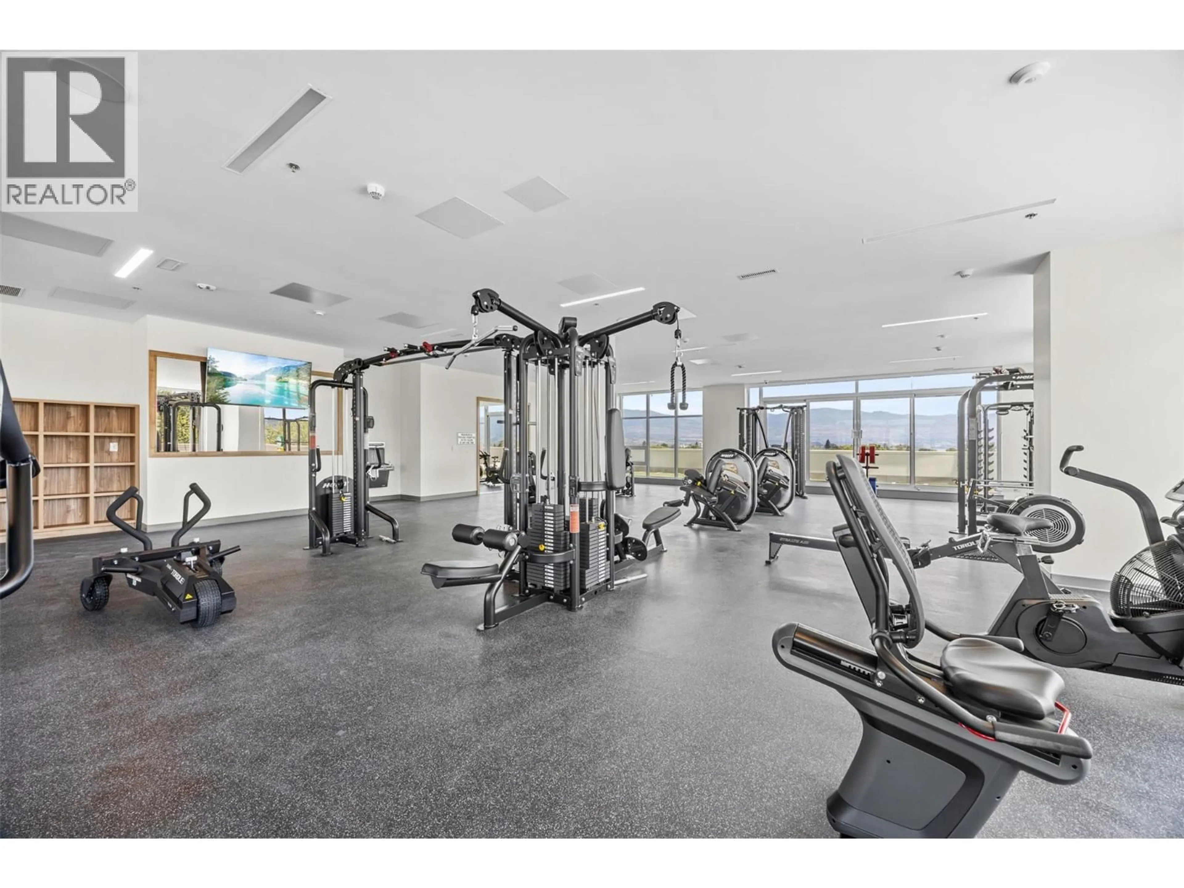 Gym or fitness room for 2802 - 1626 WATER STREET, Kelowna British Columbia V1Y0N7