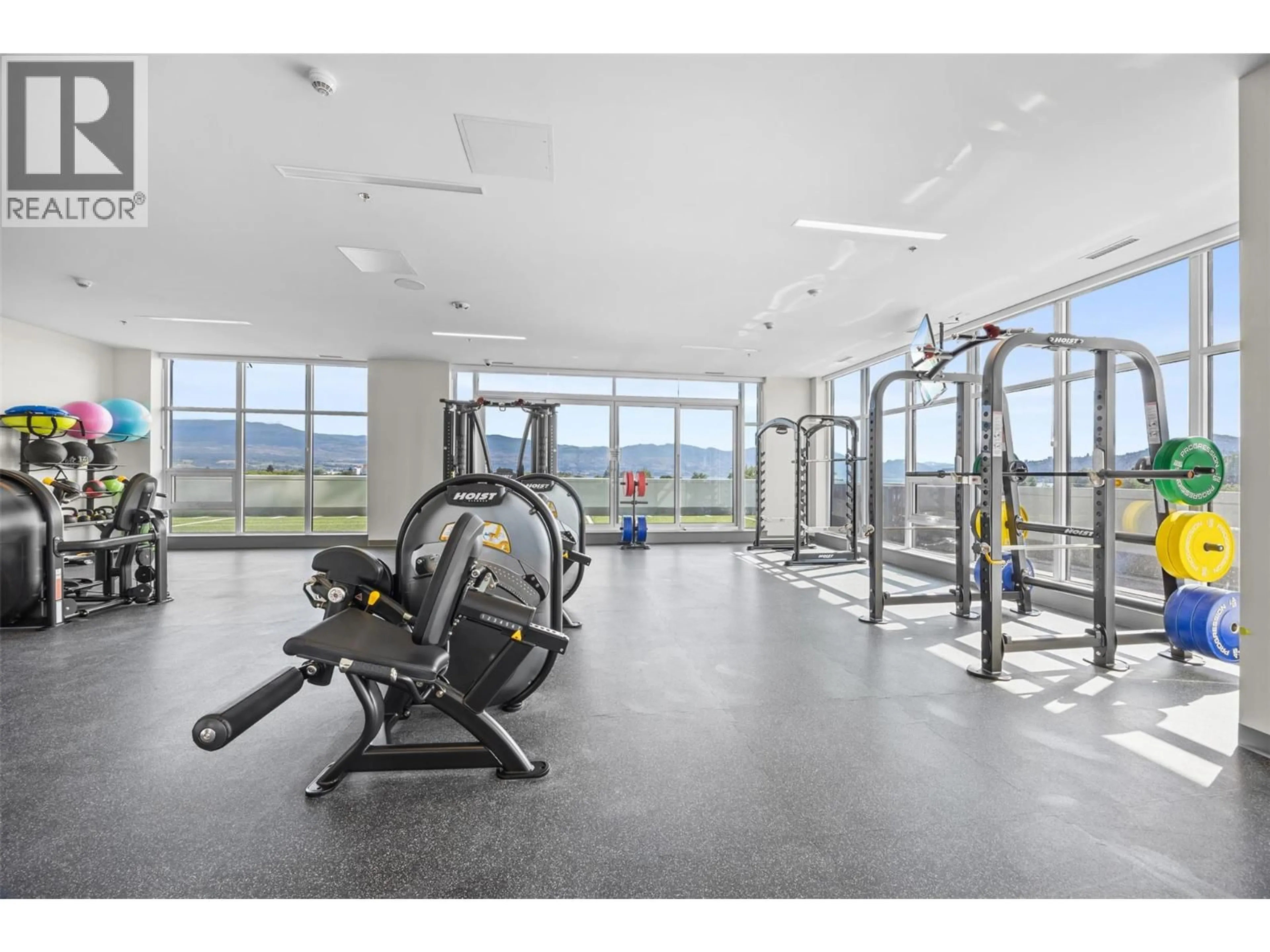 Gym or fitness room for 2802 - 1626 WATER STREET, Kelowna British Columbia V1Y0N7